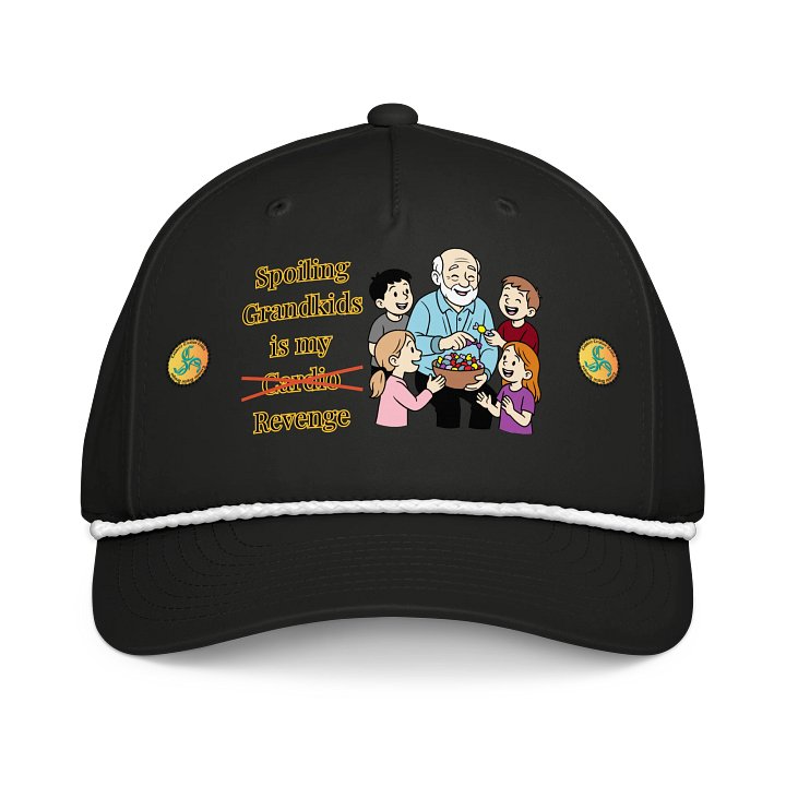 Spoiling Grandkids is my Cardio (Male) Richardson Five-Panel Classic Rope Cap product image (1)