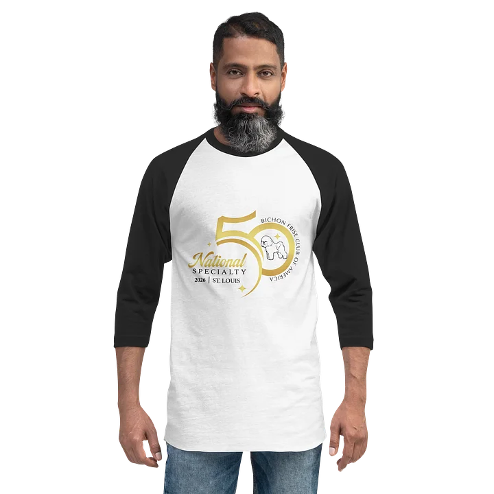 50th National Specialty Raglan Tee - White Body product image (3)