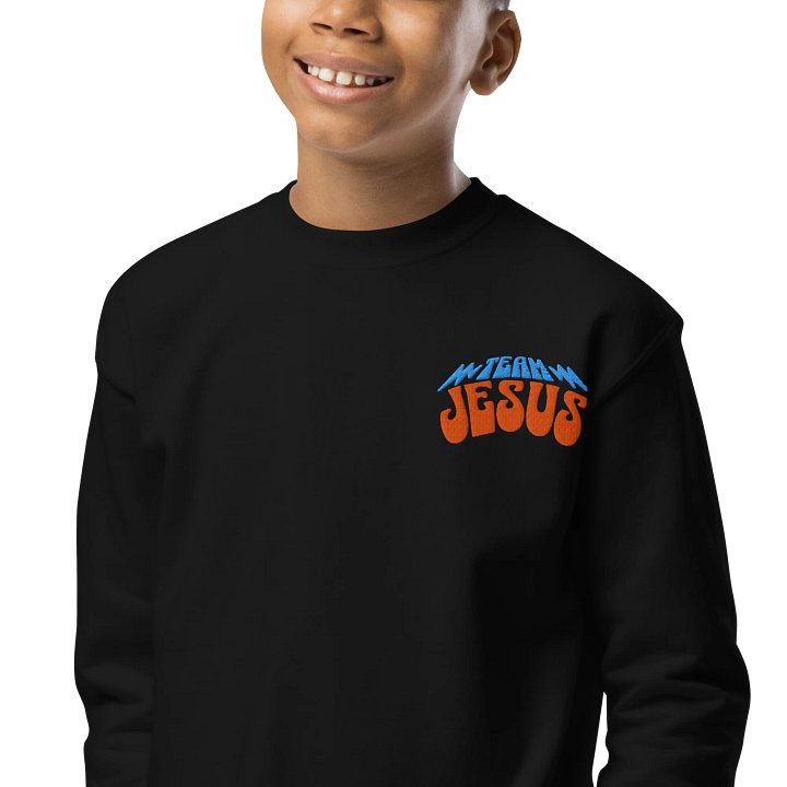Embroidered Electric Faith Youth Sweatshirt product image (2)