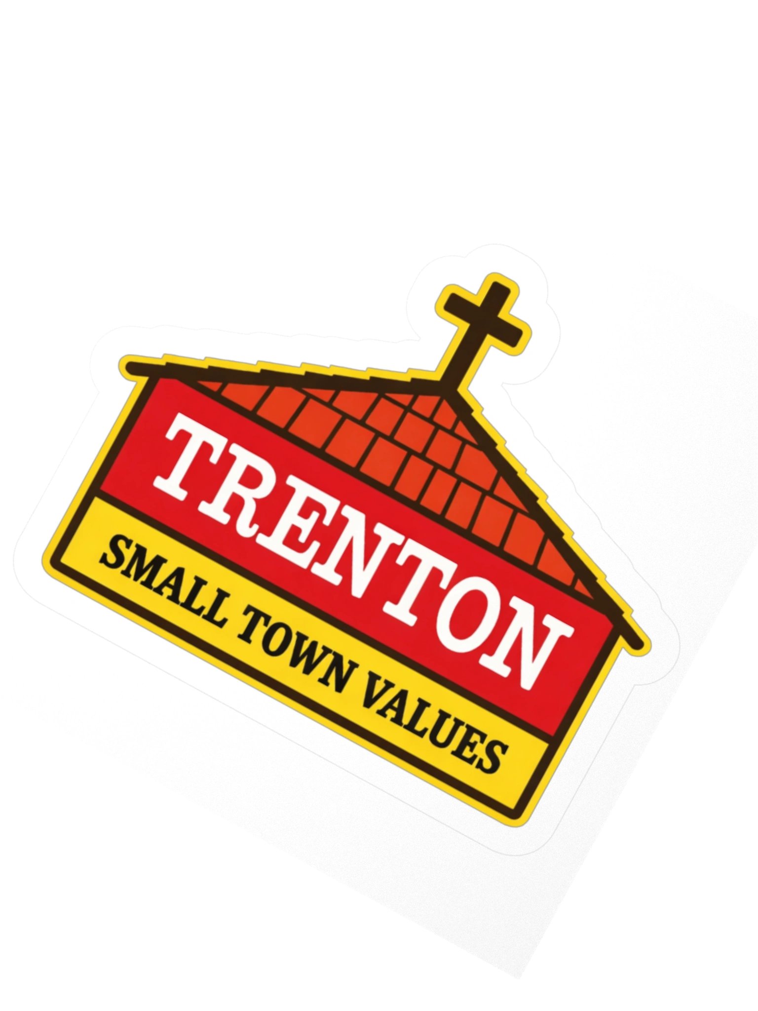 Small Town Values Sticker product image (3)