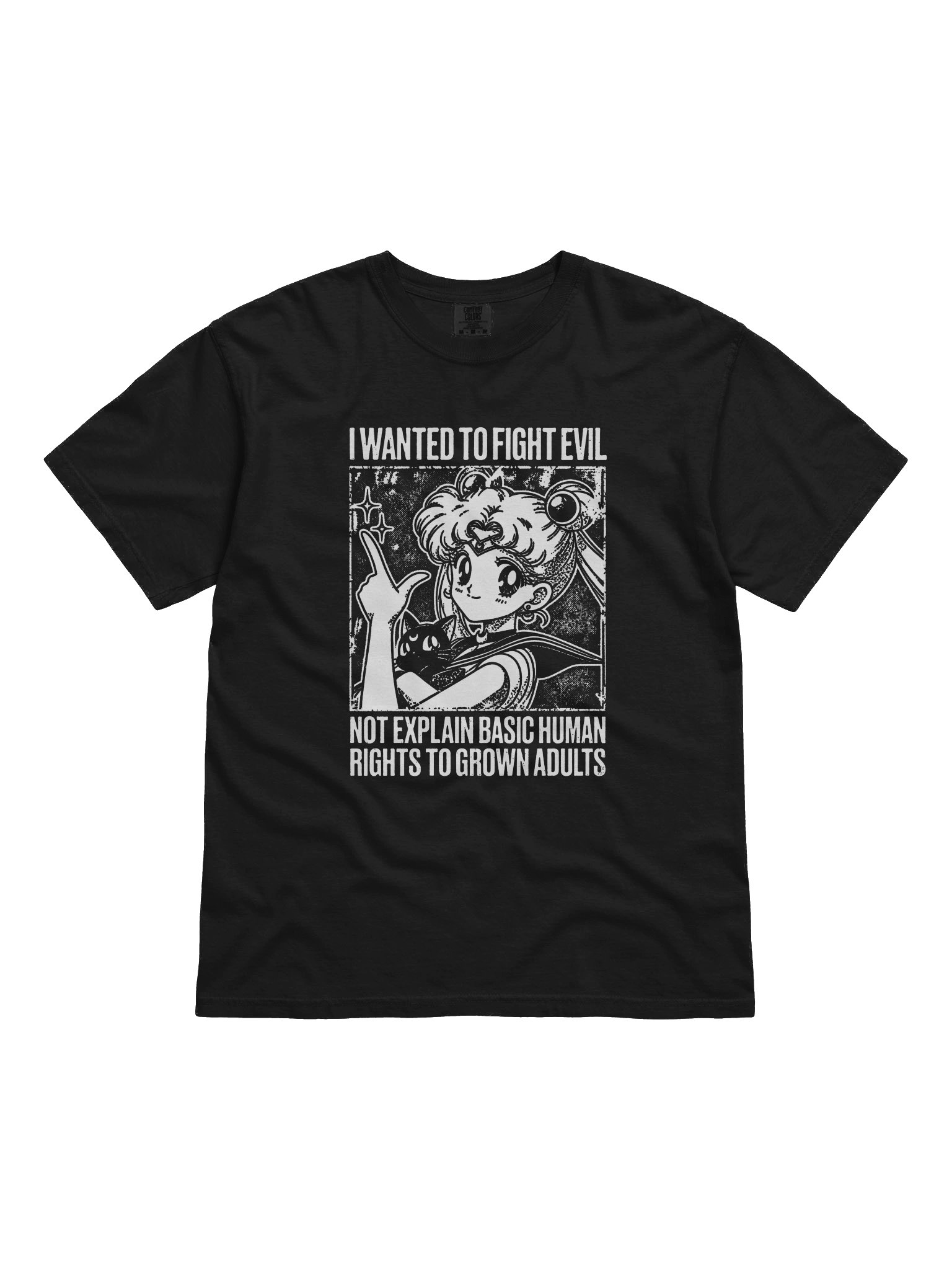 FIGHT ! T-shirt. black vers. product image (1)