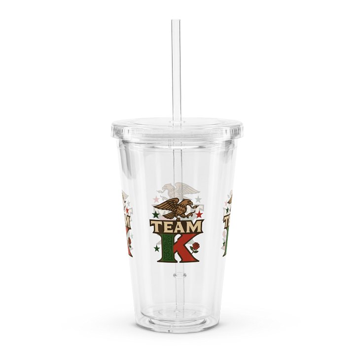 Team K Mexico Clear Plastic Tumbler product image (2)