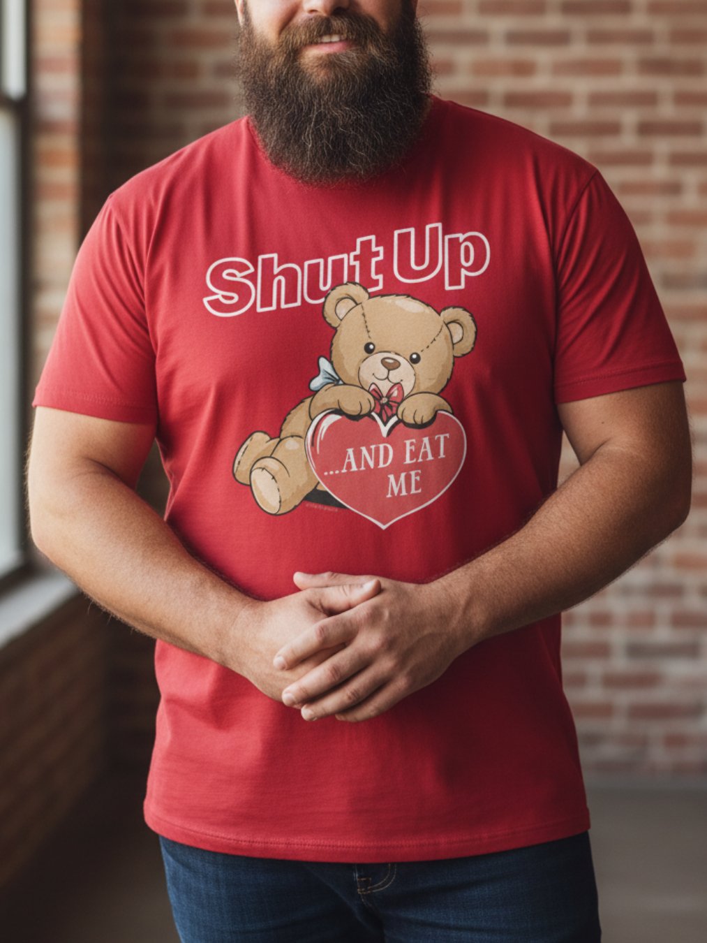 Shut Up and Eat Me Bear T-Shirt product image (2)