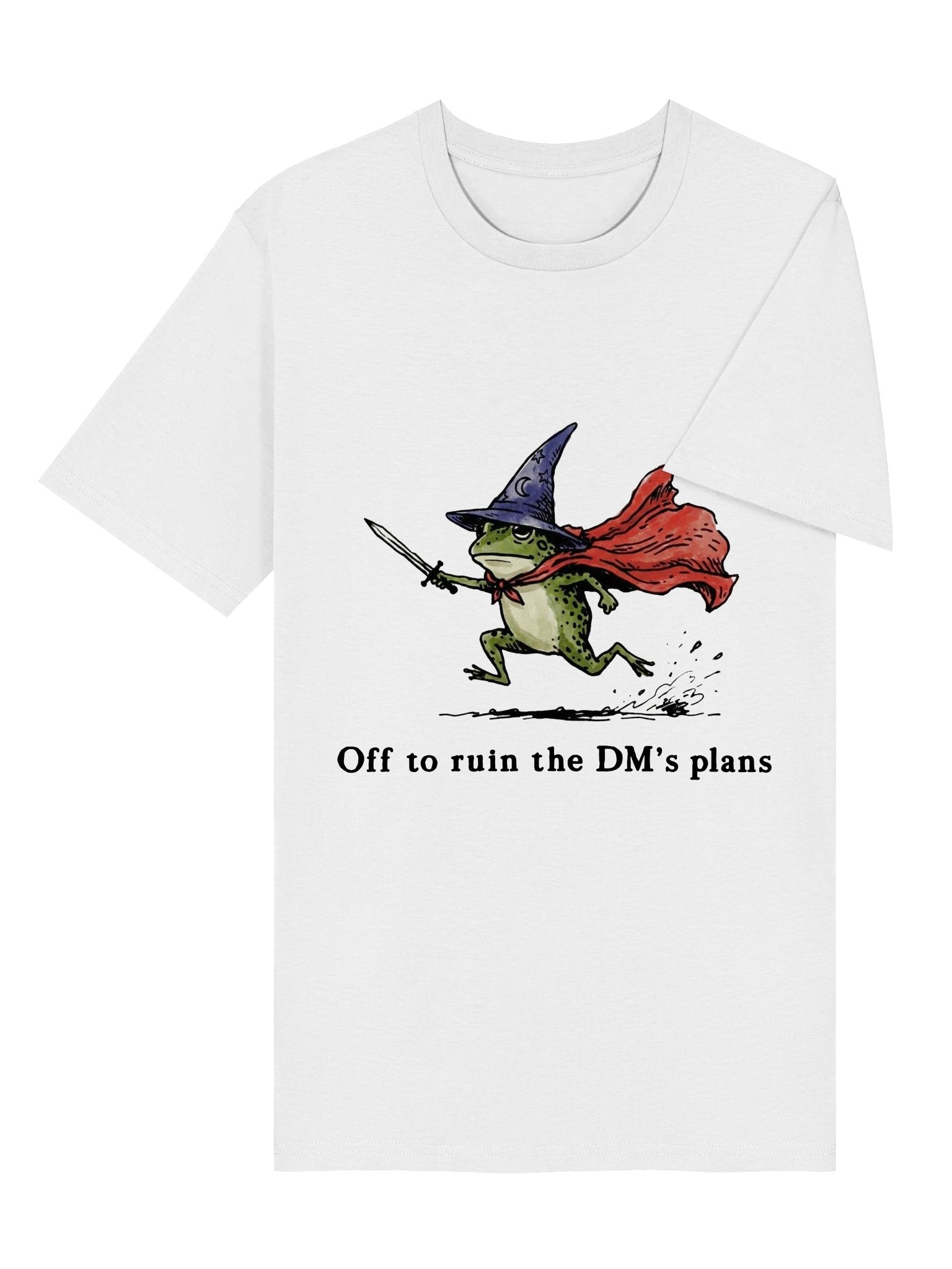 Off to Ruin the DMs | Funny frog meme T-Shirt product image (3)