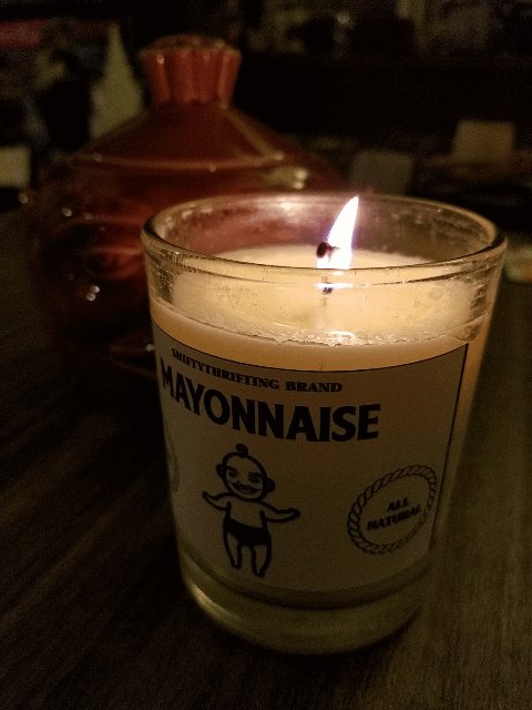 Artisanal Mayonnaise soy candle product image (2)