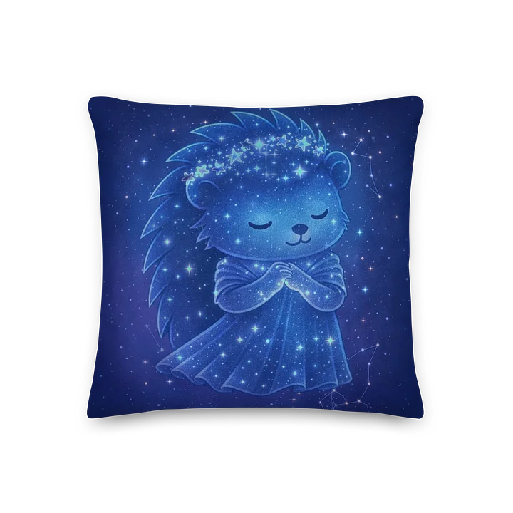 Zodiac hedgie Virgo pillow product image (2)