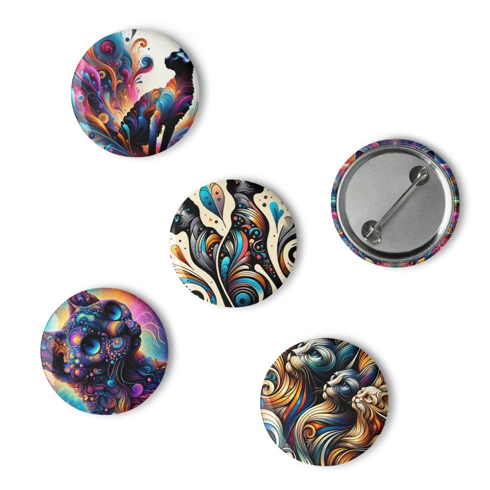 Set of Pin Buttons: Devon Rex product image (6)