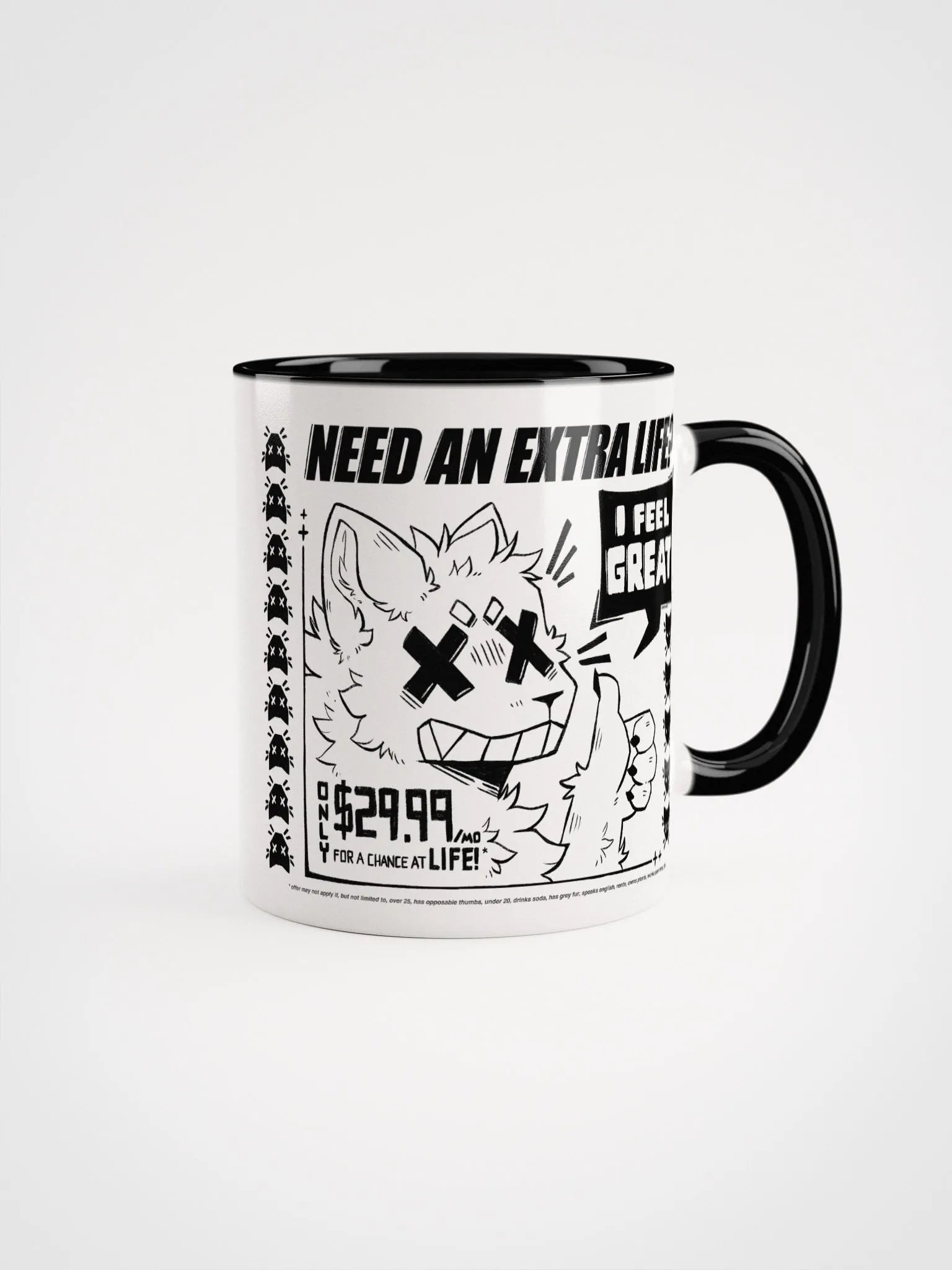 Extra Life - Ceramic Mug product image (1)