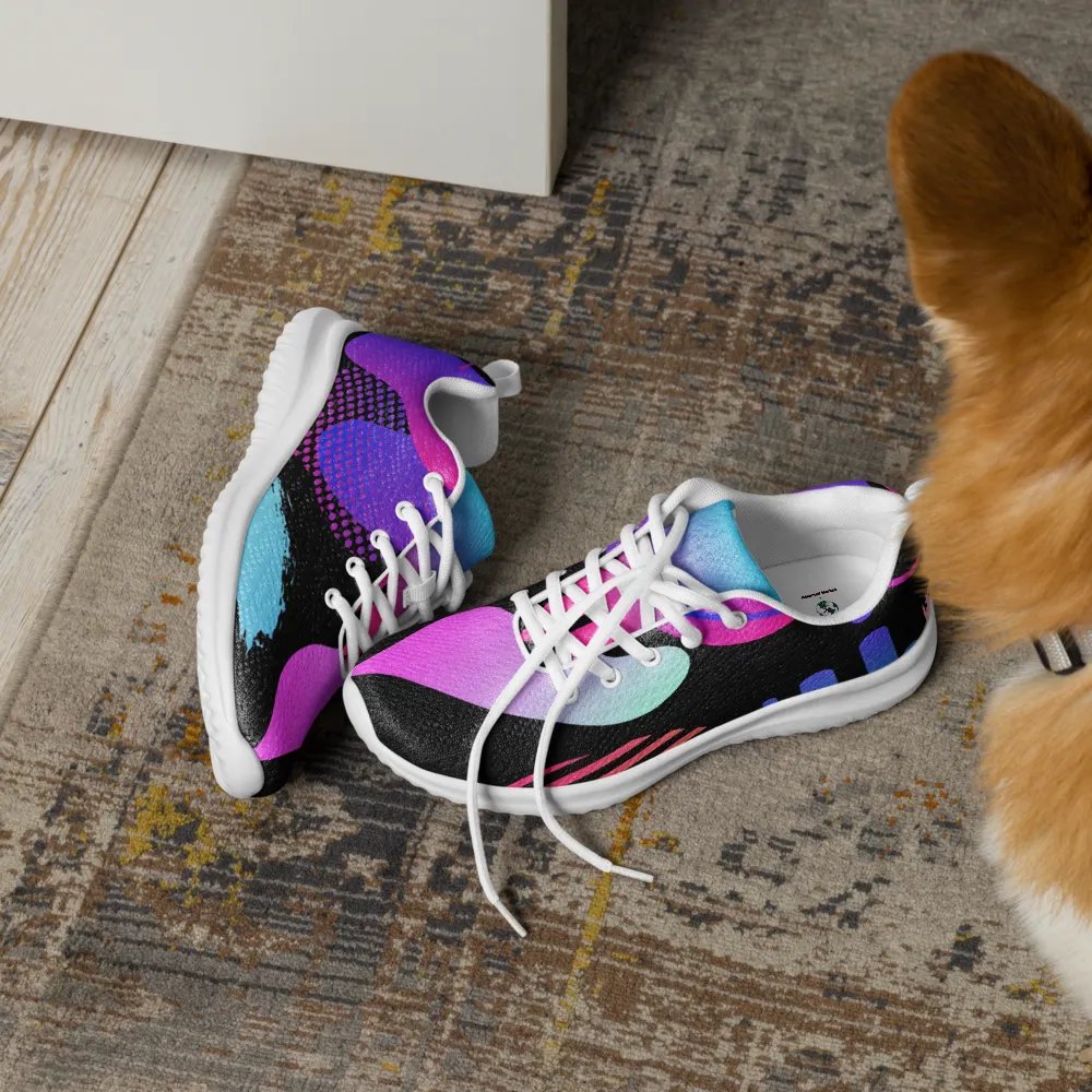 90's Pattern Vibrant Stride Men's Sneakers product image (6)