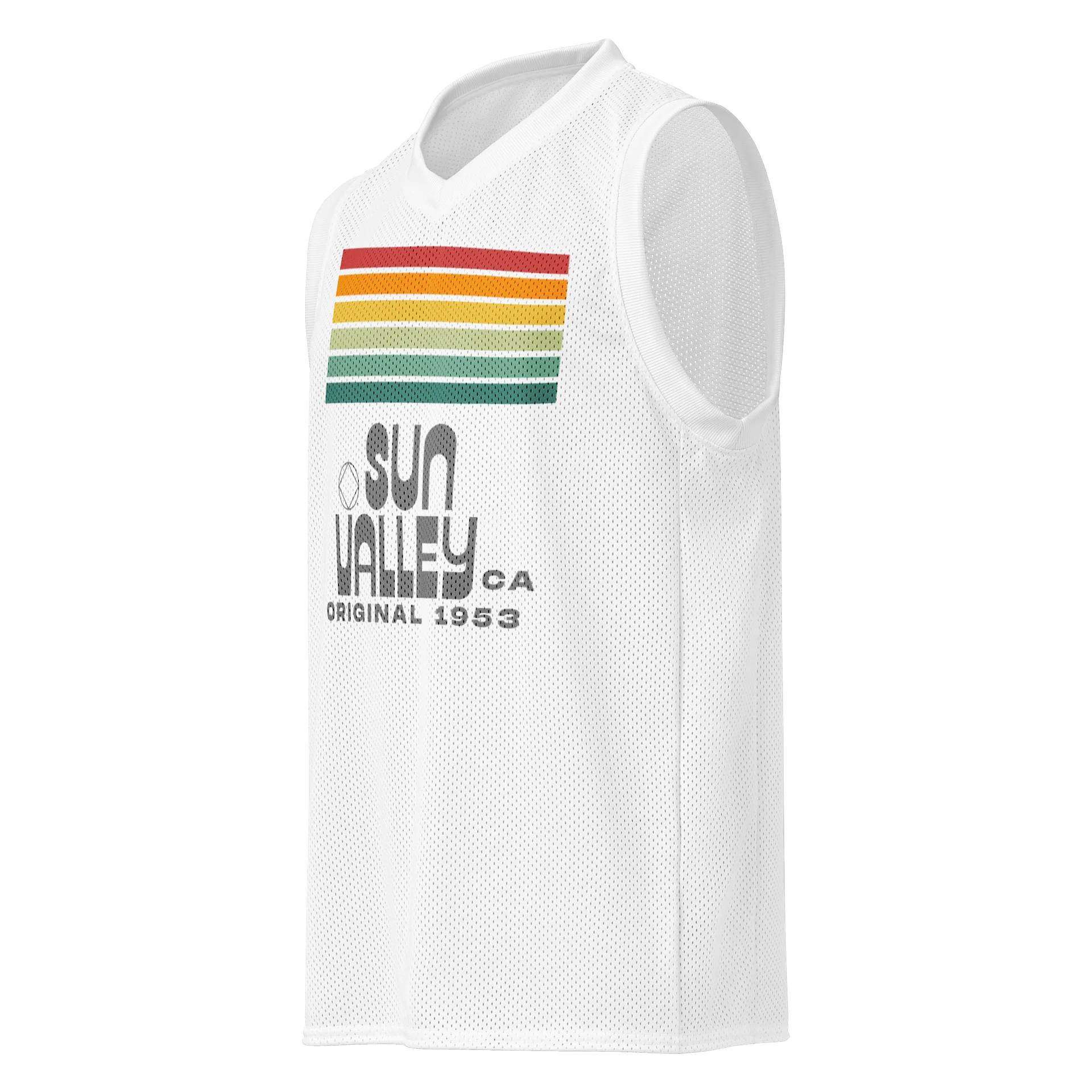 Sun Valley Retro Stripe Basketball Jersey product image (1)