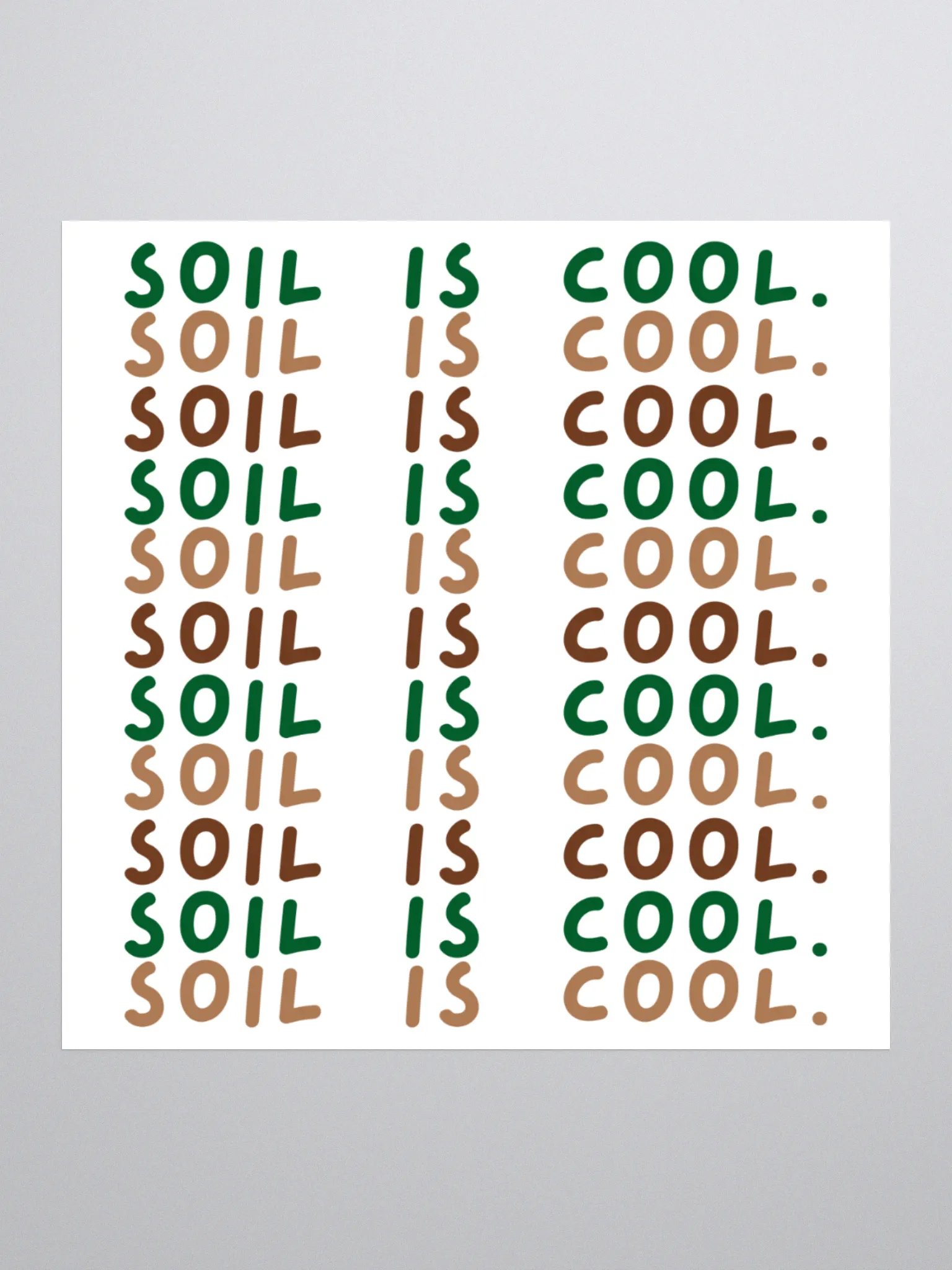 Soil is Cool Sticker product image (1)