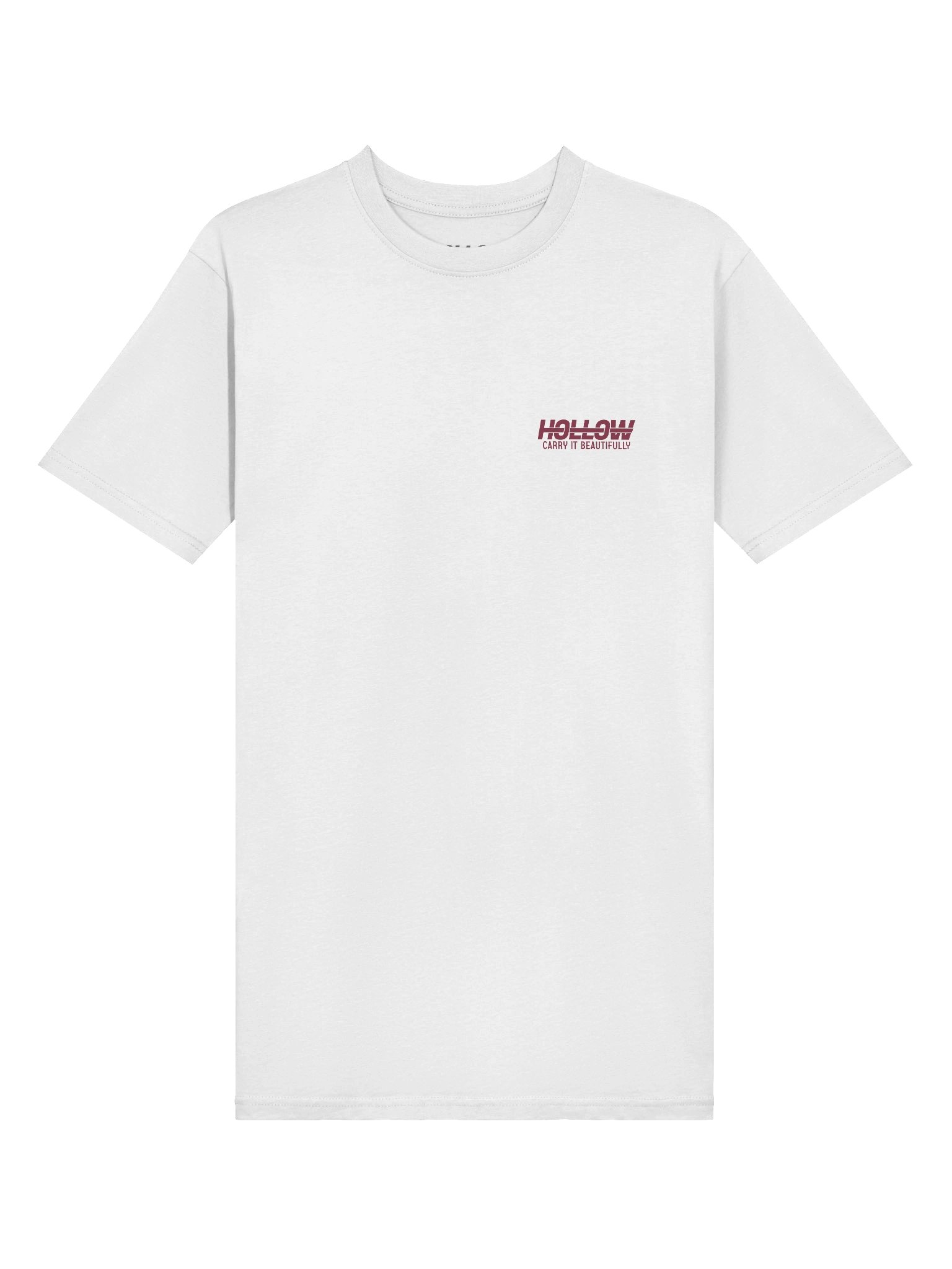 Hollow Maroon Staple Tee | Collection II product image (3)