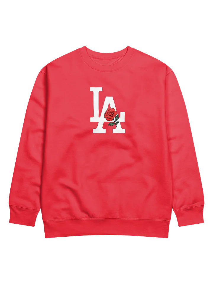 LA Red Rose Premium Crewneck Sweatshirt product image (1)