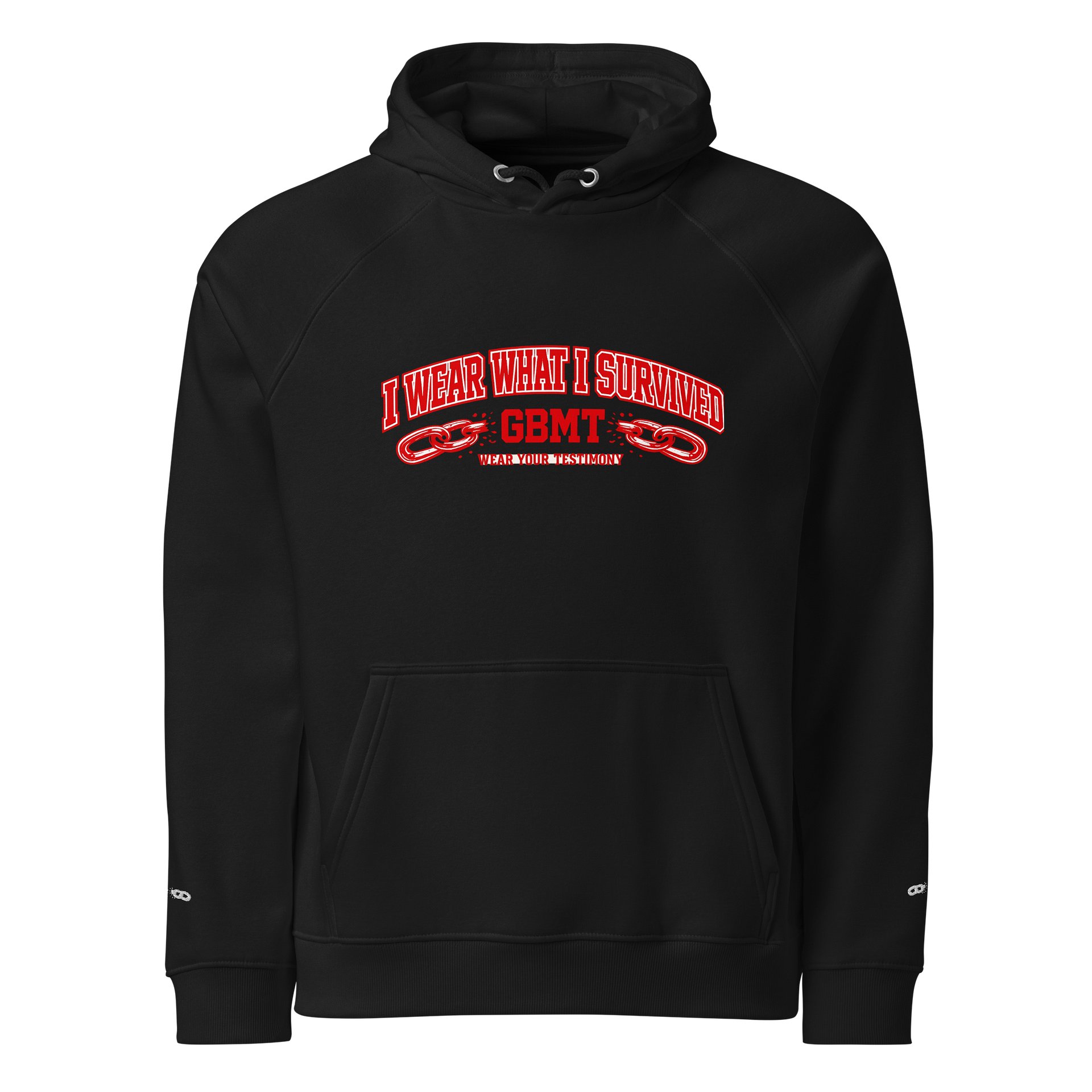 I Wear What I Survived Black GBMT Hoodie product image (1)
