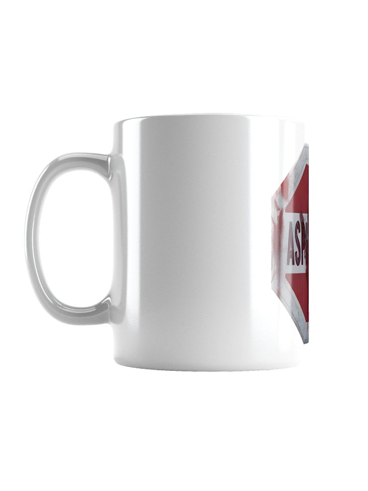 ASPHANOMALY Stop Sign White Mug product image (1)