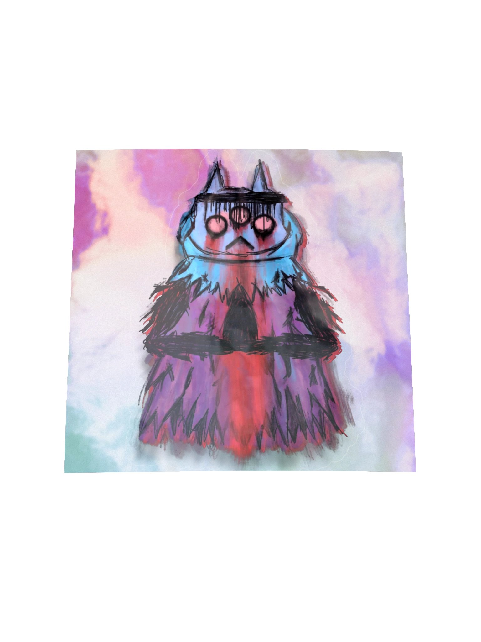 The Squarsh Who Waits Sticker product image (1)