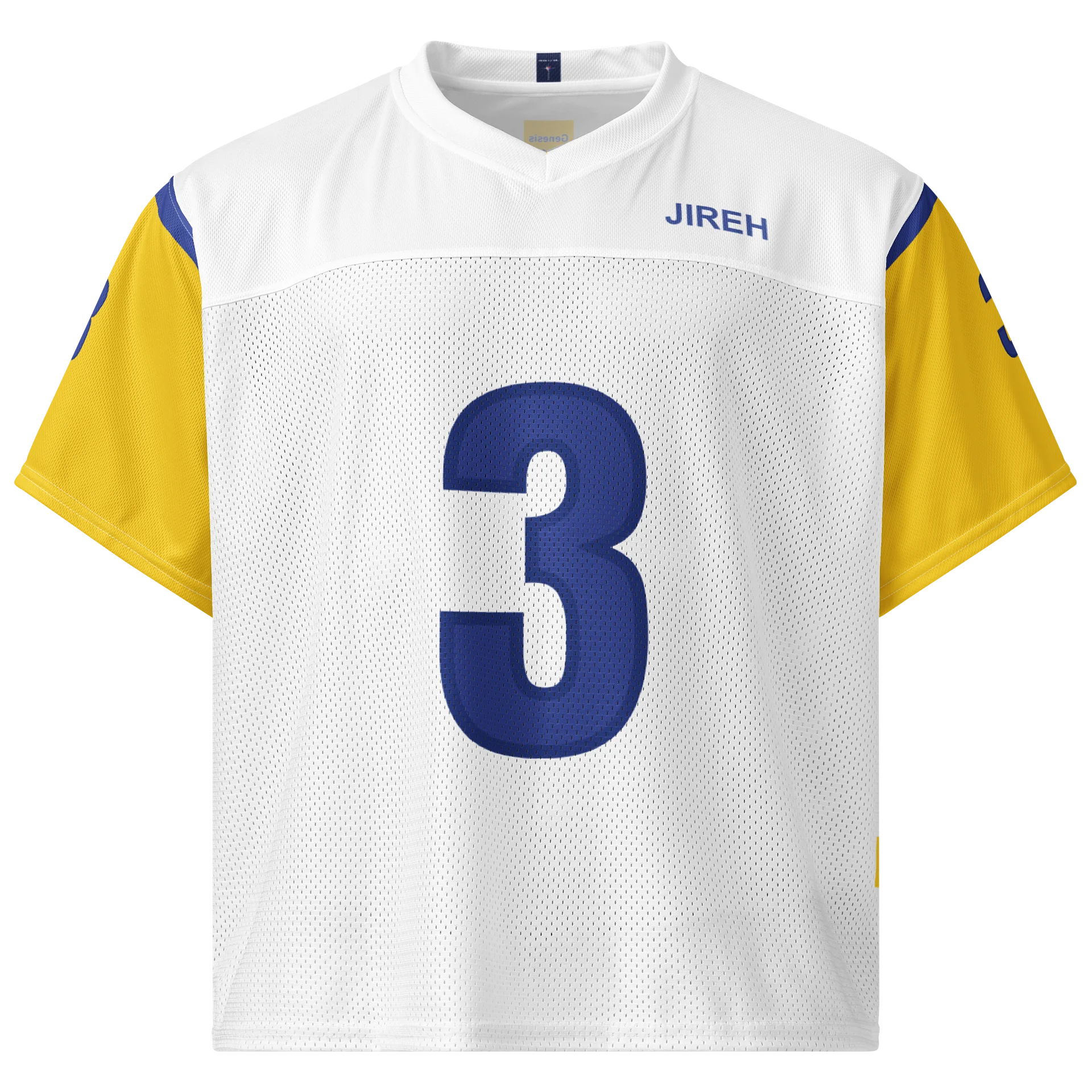 Jireh Jersey - White (LA Rams) | John 1:1 Co. product image (4)