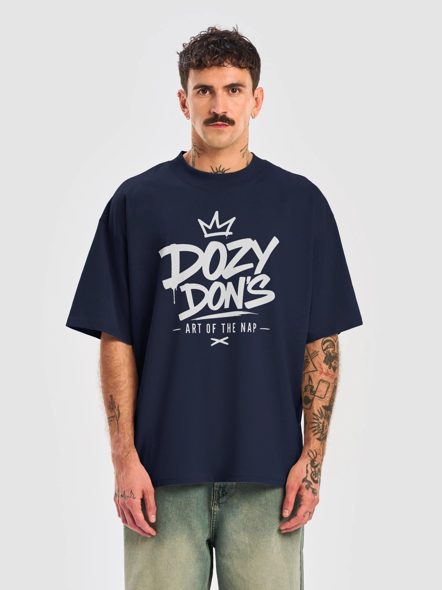 Dozy Don Logo T-Shirt – Organic Oversized T-Shirt product image (5)