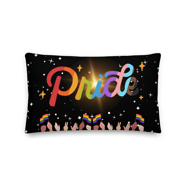 LGBTQIAP2S+ 2025, Pride Glow, Pillow product image (2)