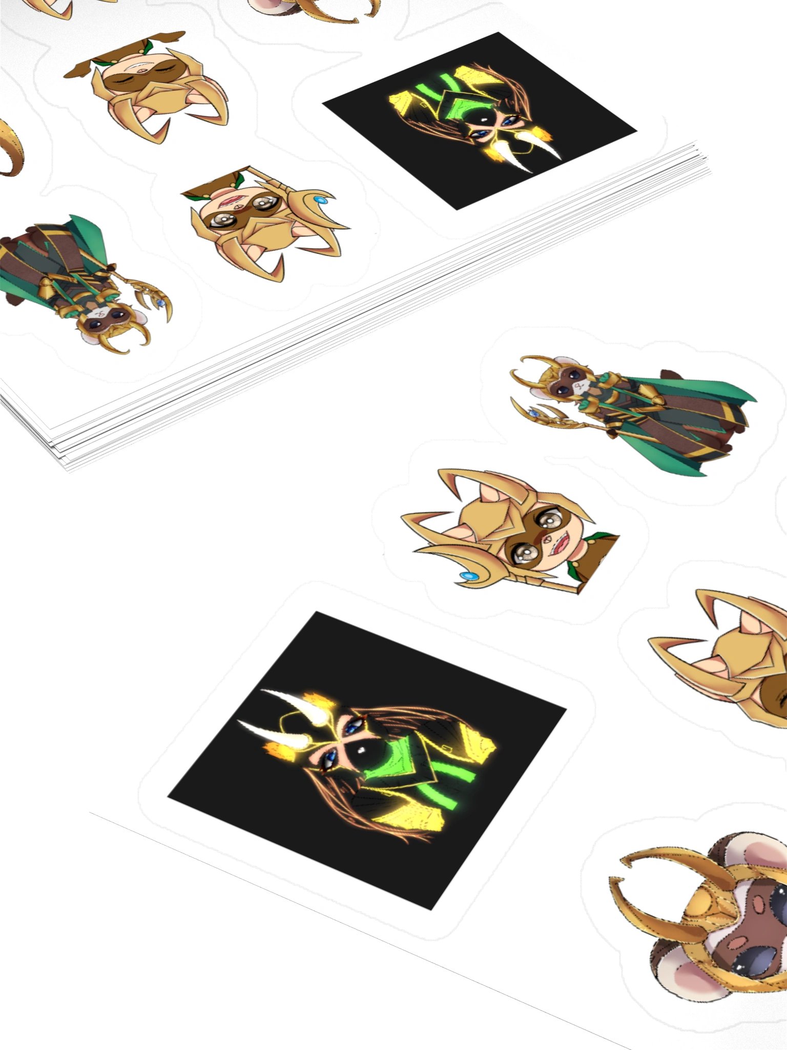 Loki Ferret Sticker Set product image (10)