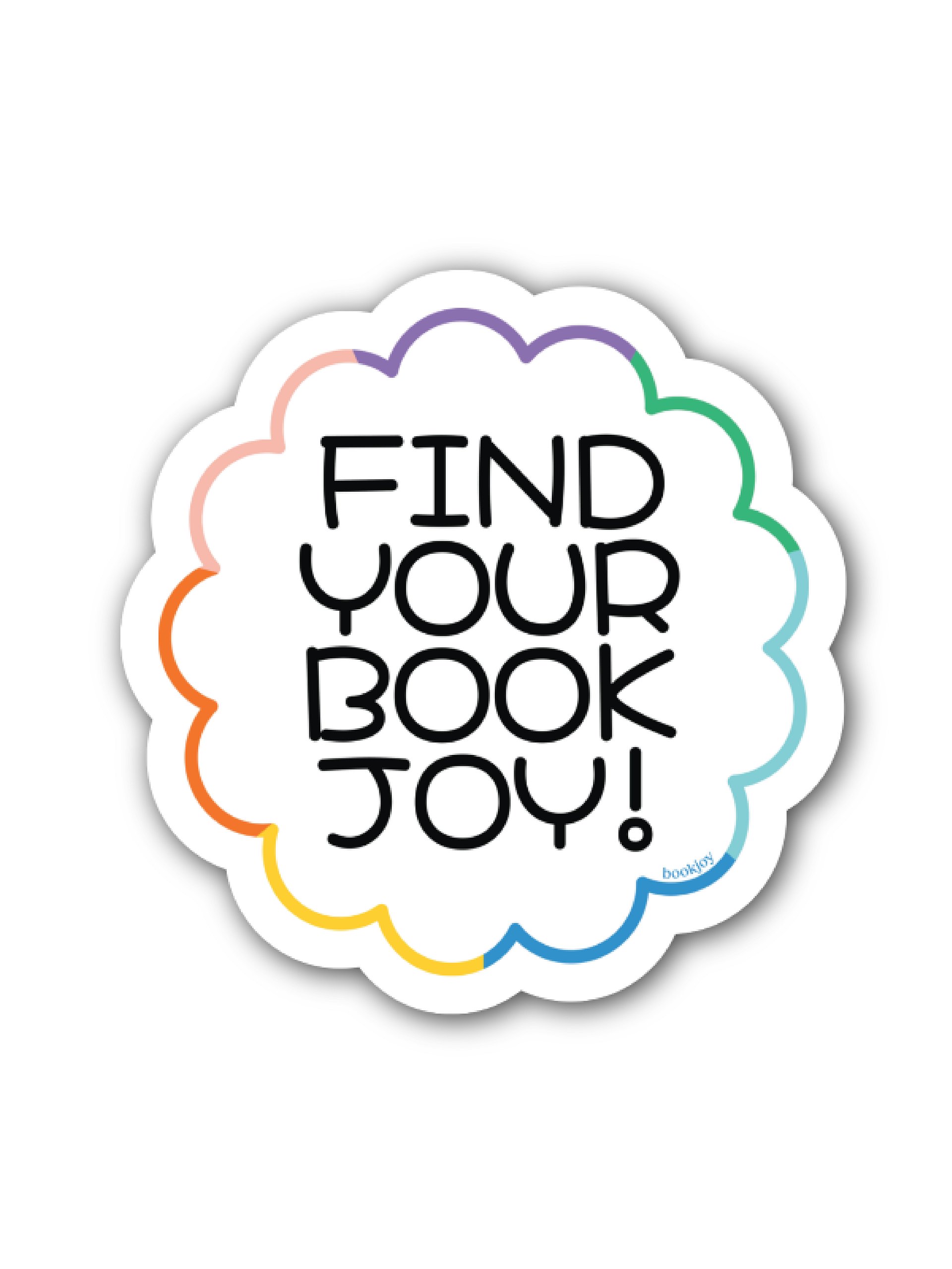 Find Your Book Joy! Die-Cut Sticker product image (1)
