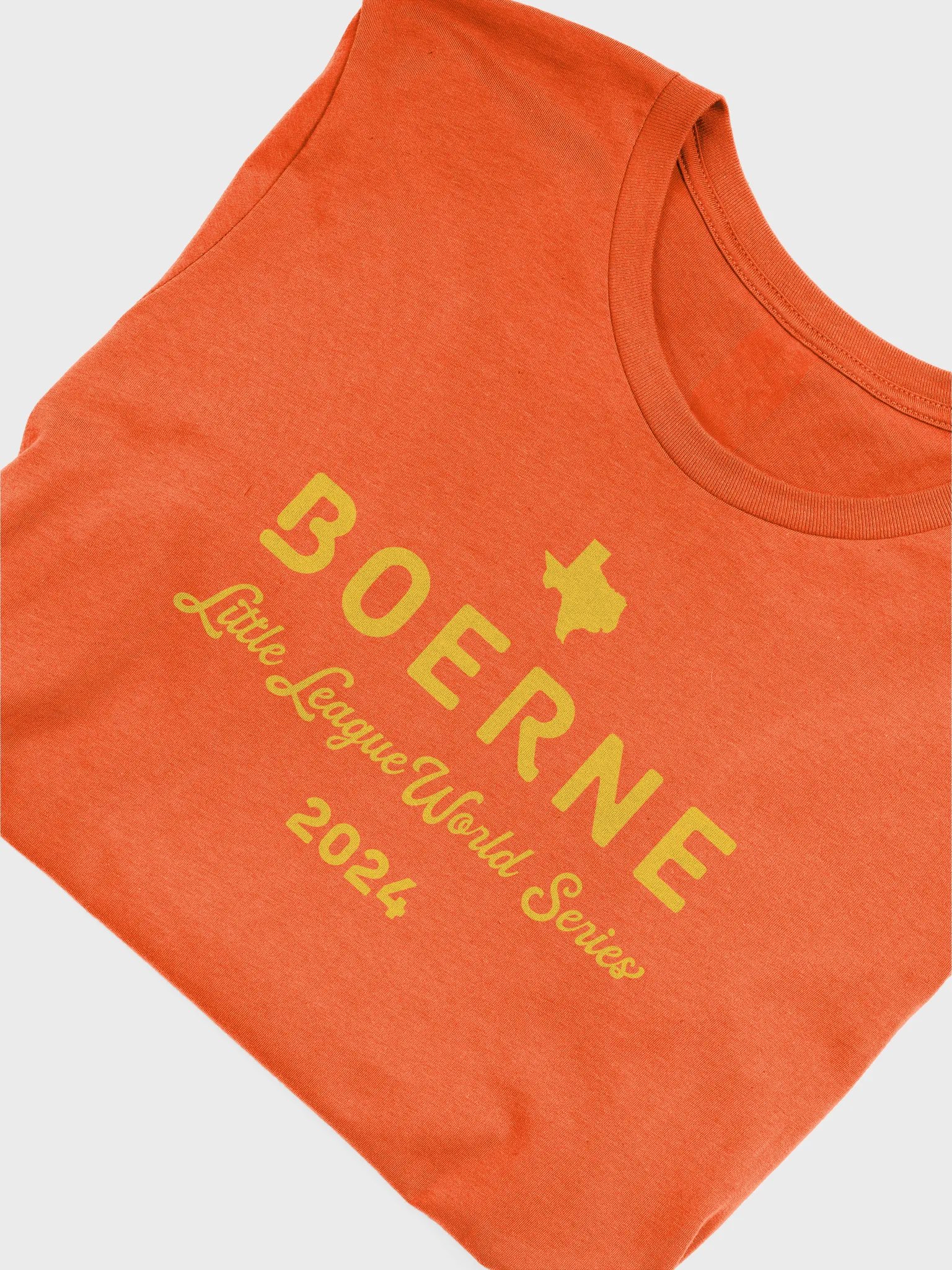 Boerne Little League World Series 2024 Yellow on Orange product image (5)