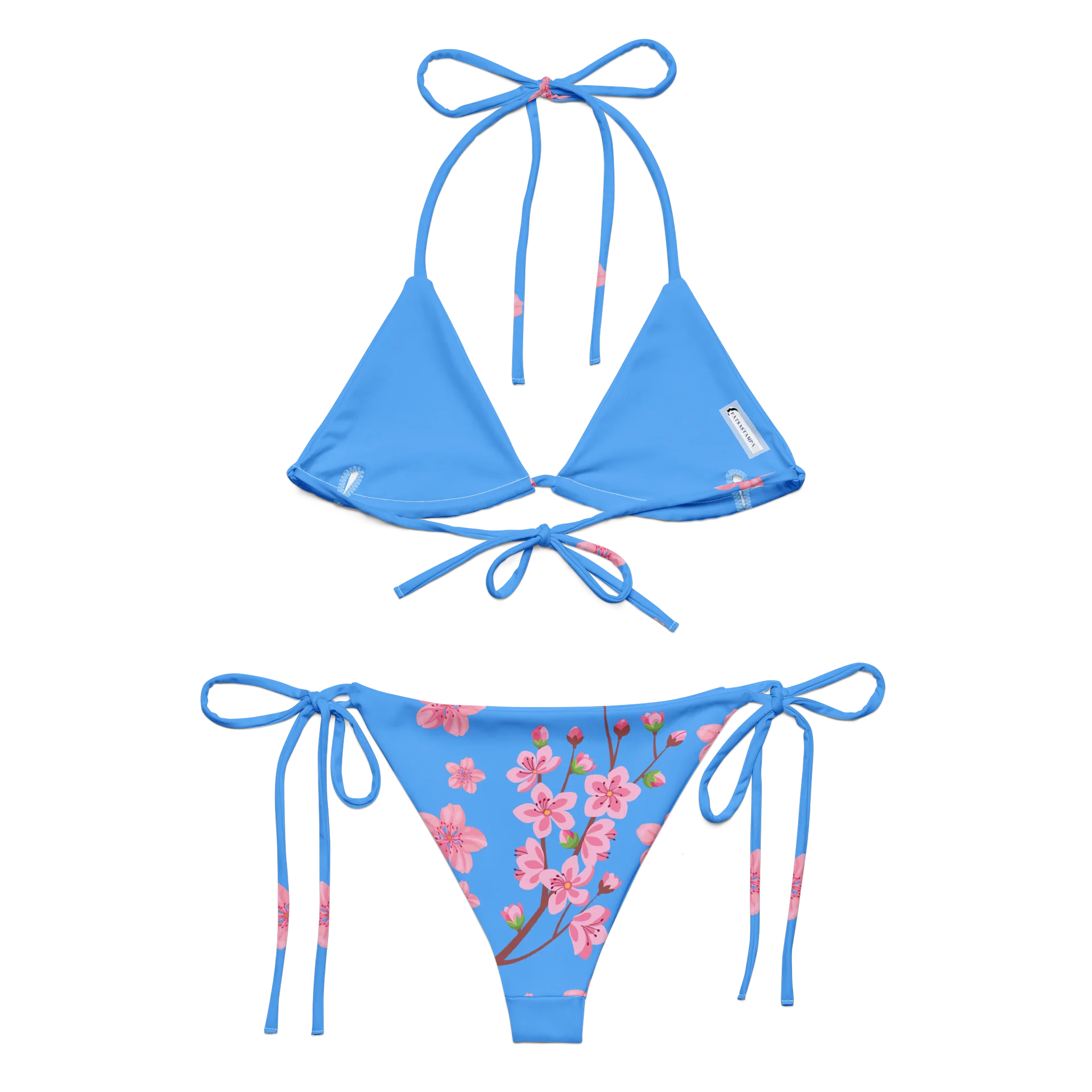 Blossom Breeze String light blue Bikini Set product image (5)