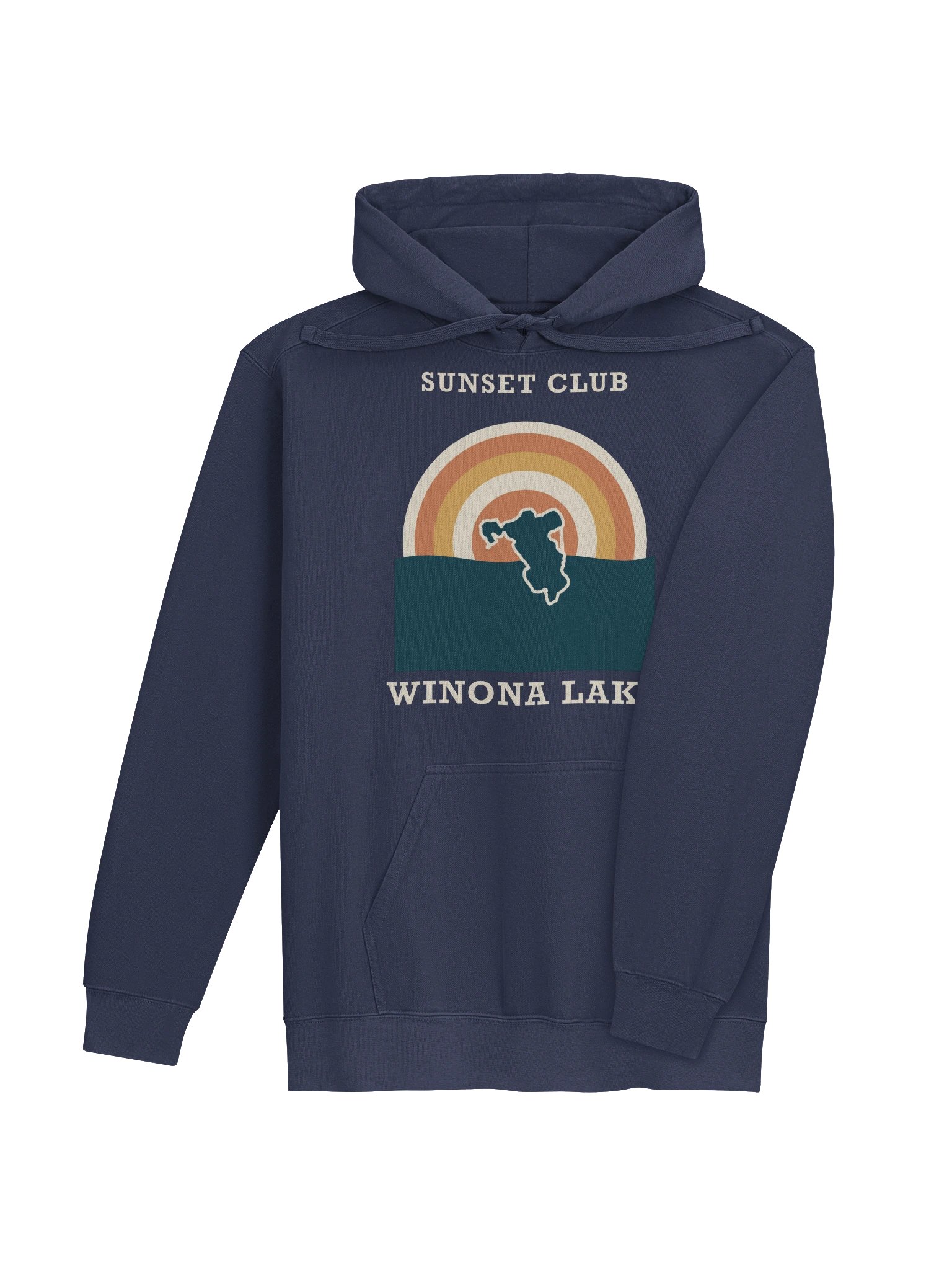 Sunset Club Comfort Colors Hoodie — Deep Tones product image (16)