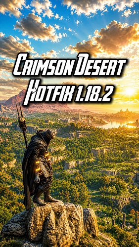 CRIMSON DESERT Emergency HOTFIX For Update 1.18 #crimsondesert #gaming #pearlabyss