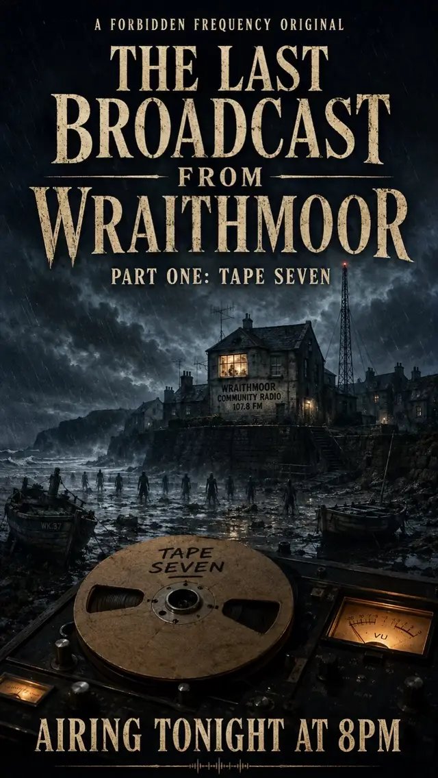 Hello guys, the next long awaited story is here but with a difference. The last broadcast of wraithmore will be split into parts.  Tune in tonight at 8pm for part one  See you then xxx