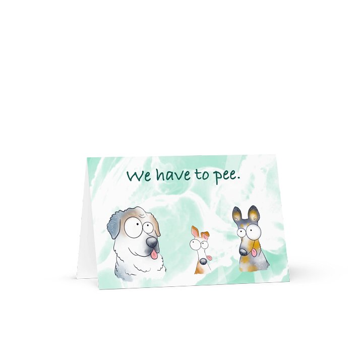 Pawsitively Hilarious Greeting Card product image (1)