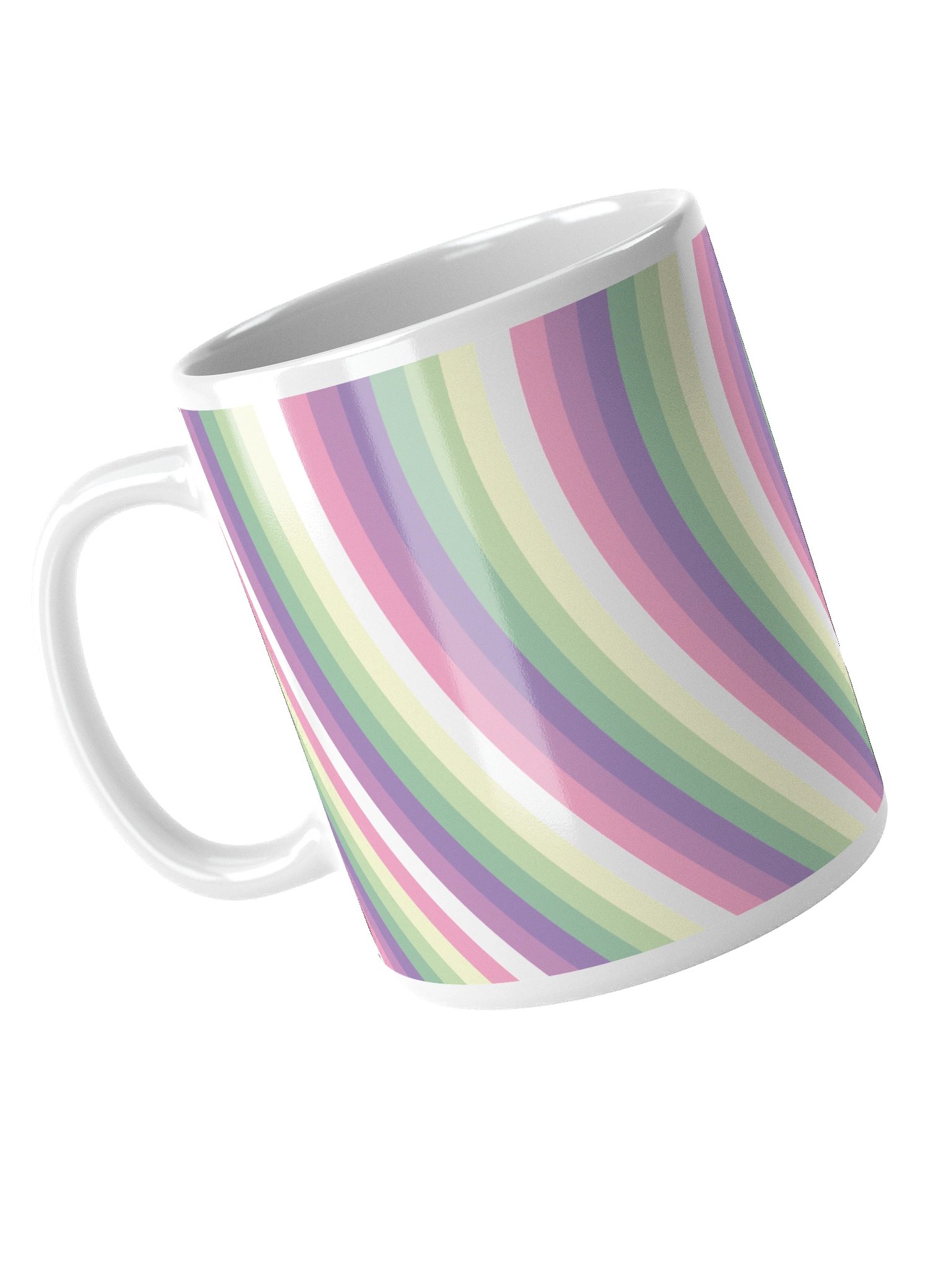 Genderfae Pride Hearts Mug (Left-handed) product image (4)