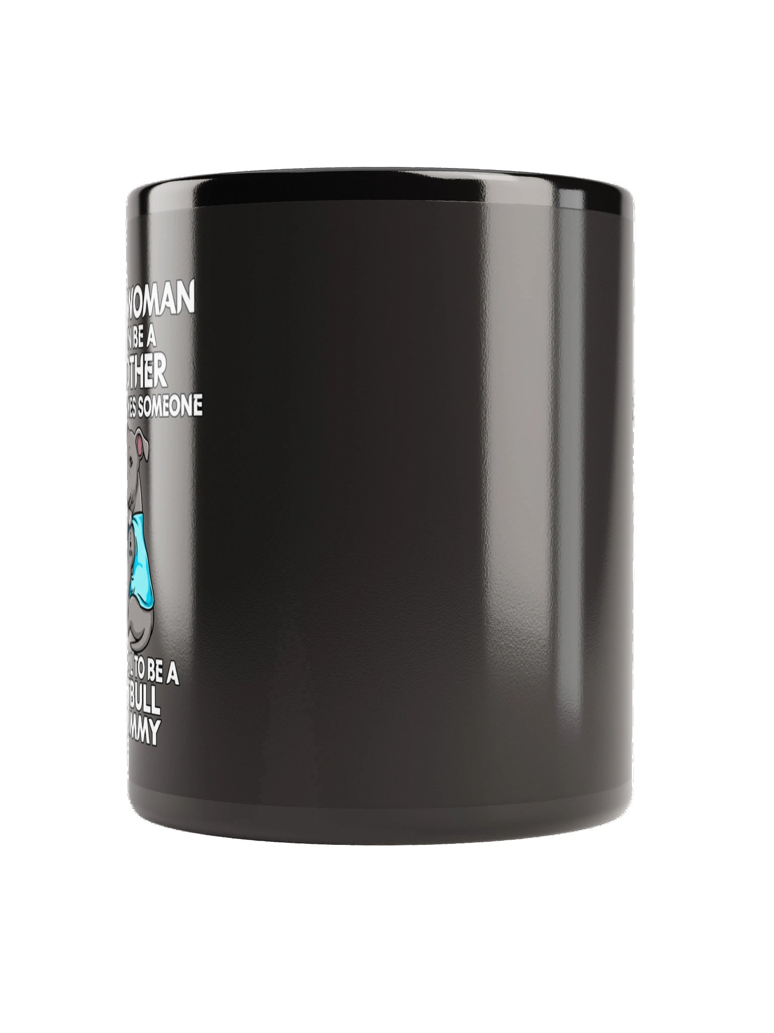DCG Pitbull Mummy Black Coffee Mug – 11 & 15 oz product image (2)