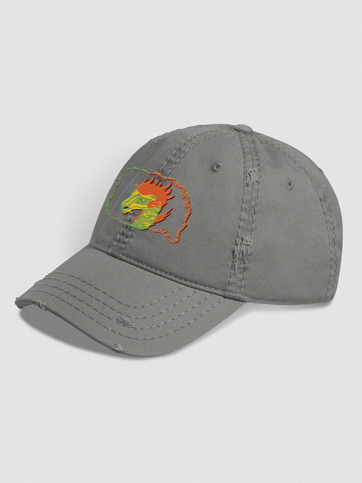 Dragon's Fire Distressed Dad Hat product image (2)