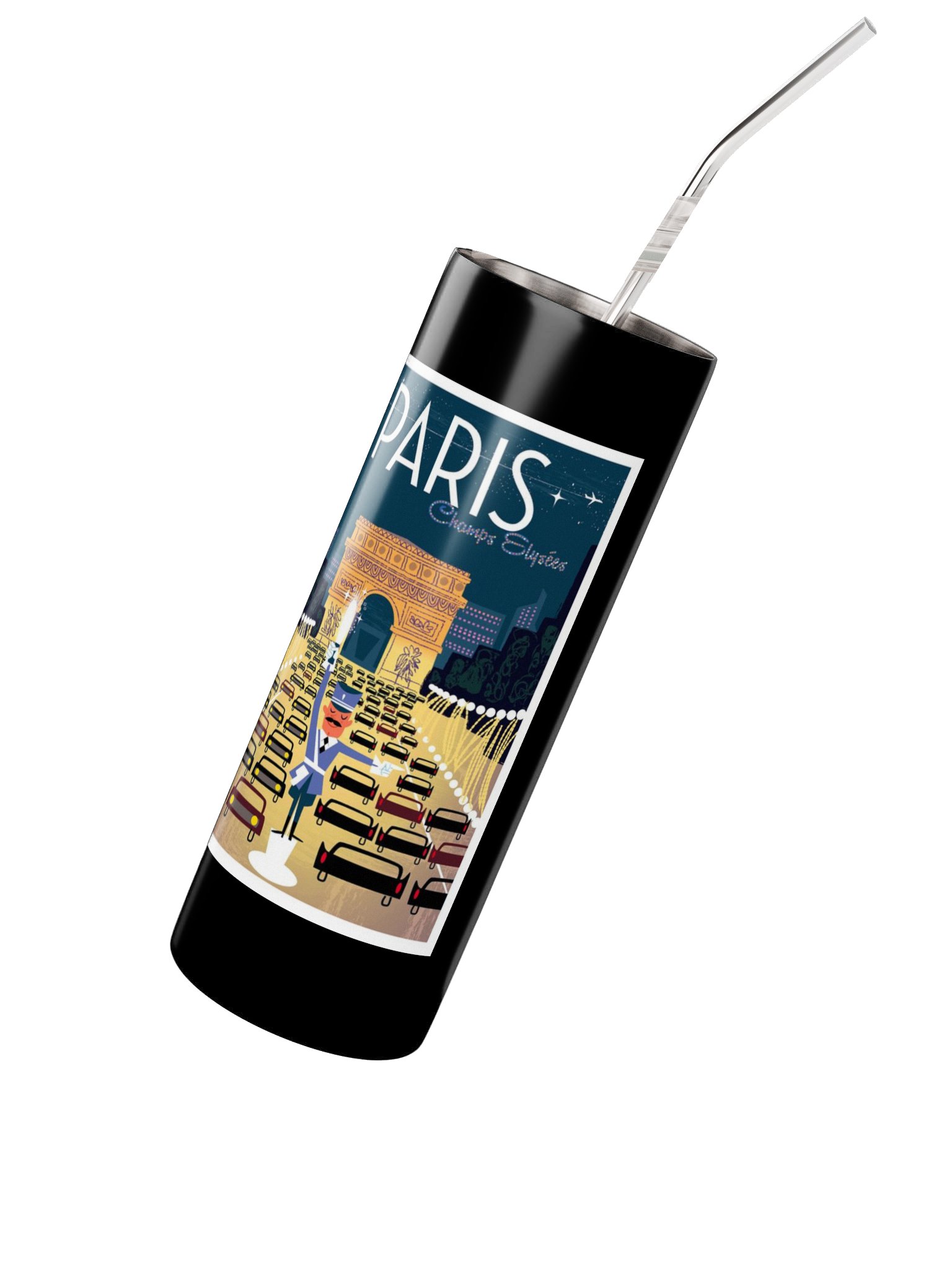 Paris Champs-Élysées Travel Tumbler product image (2)
