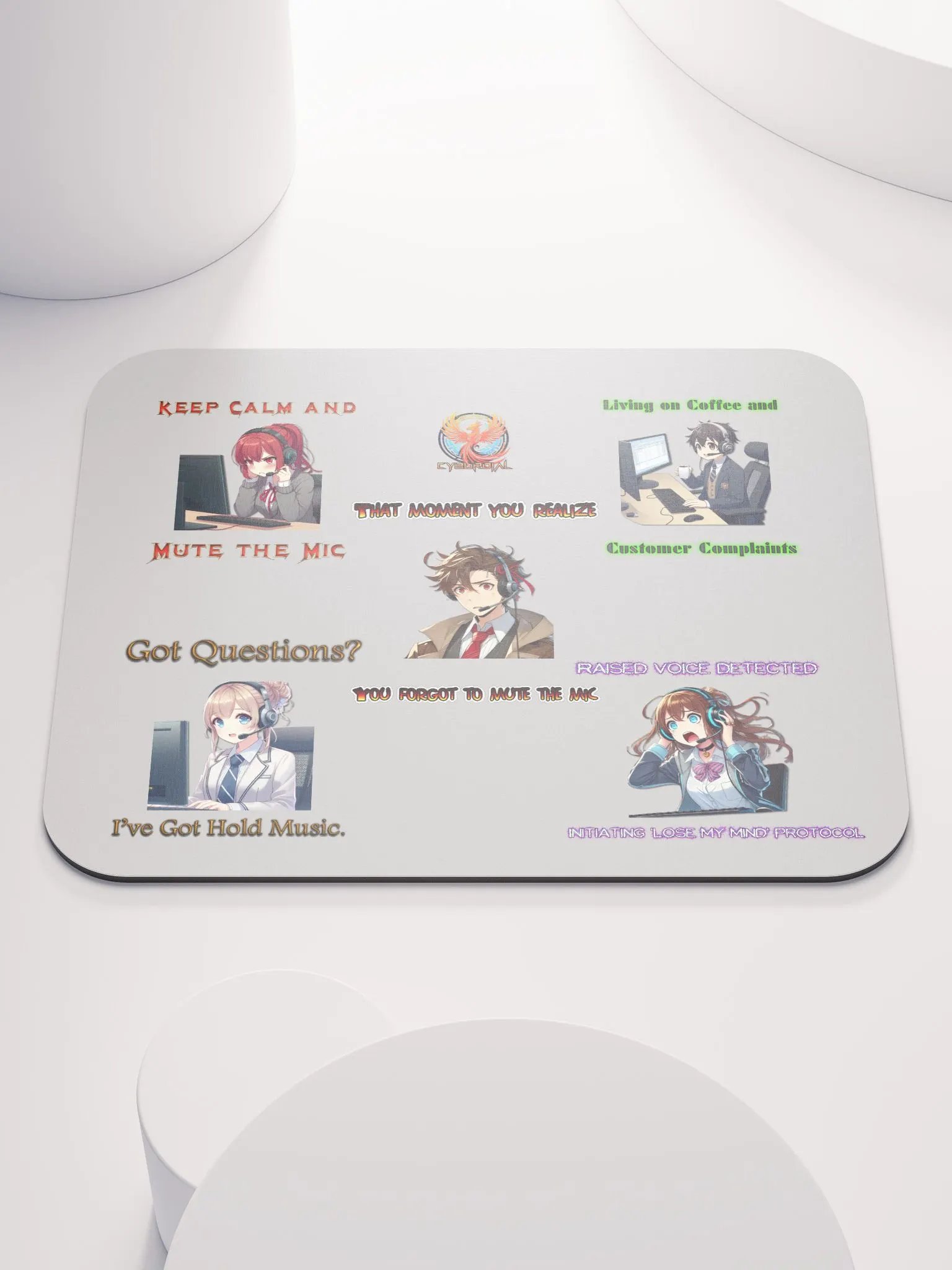 Virtual Workspace Heroes Mouse Pad product image (1)