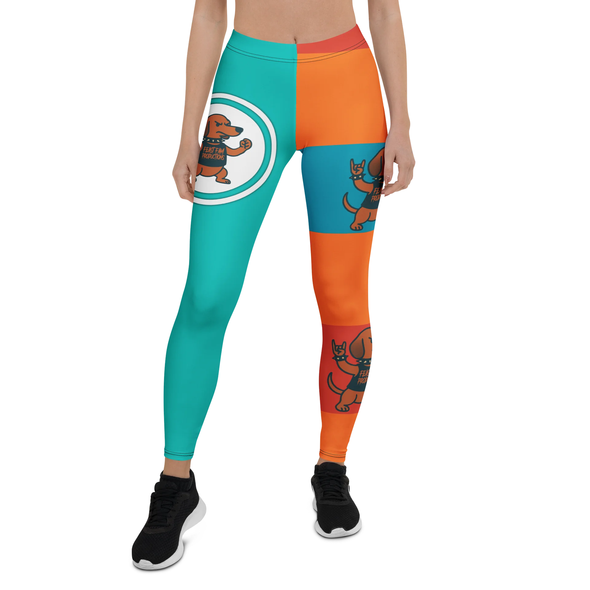 Feast Fam Productions Hockey Jersey Leggings product image (1)