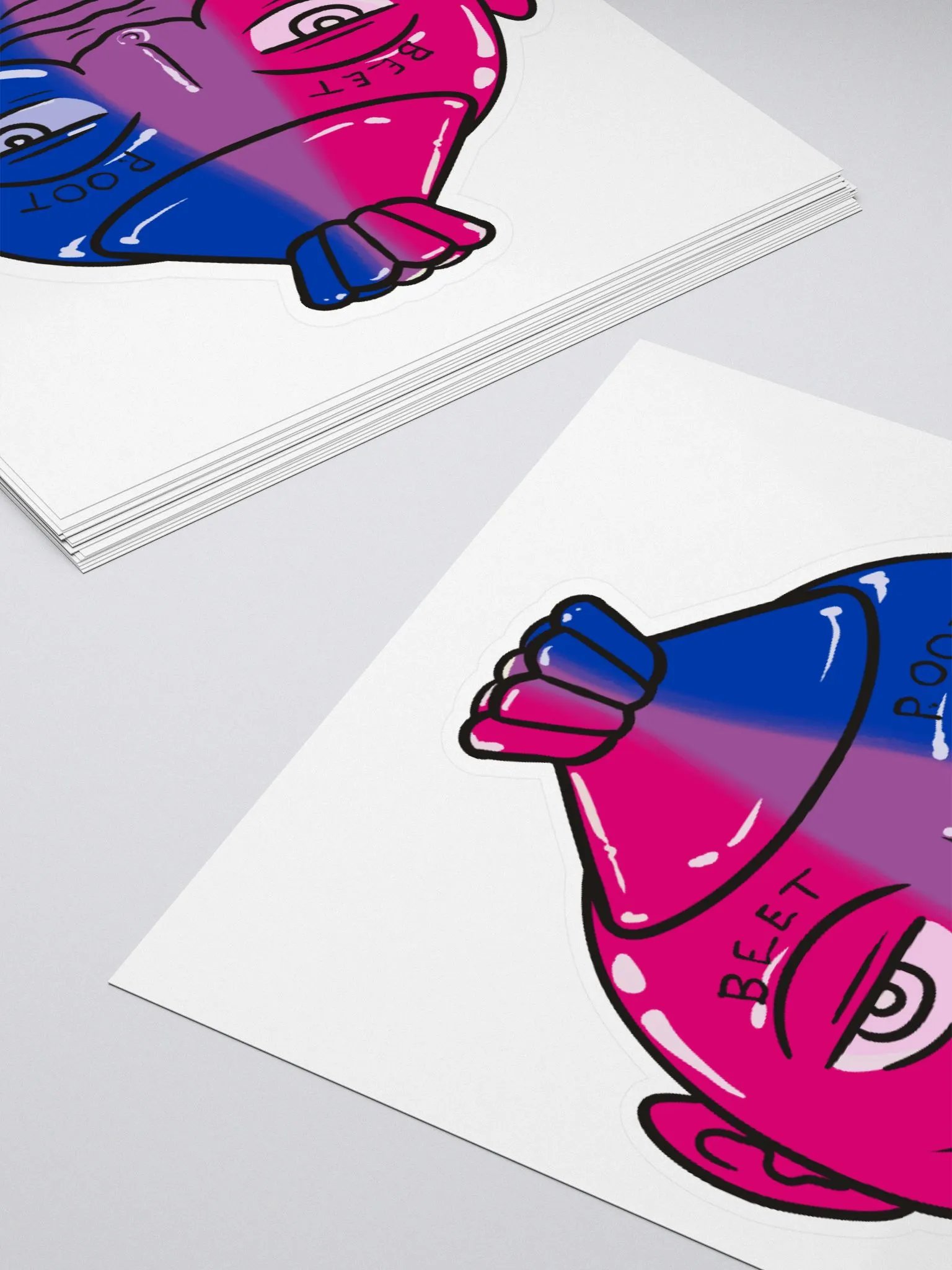 Bisexual Poot bubble free stickers product image (4)