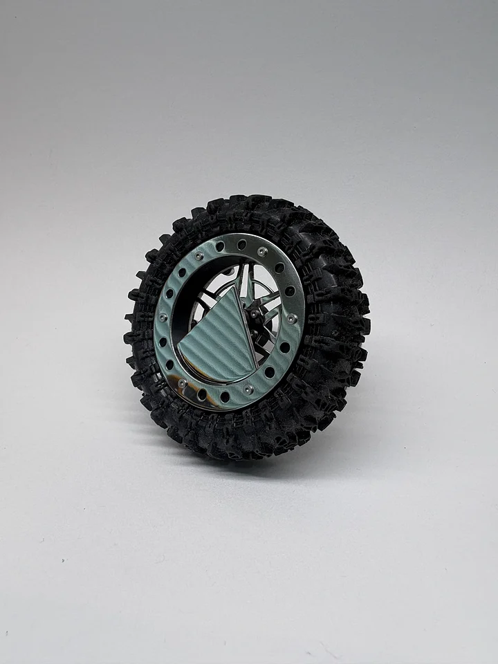 1.8" v2 Floater Wheels - "Supernova" wheel face with "Cheddar" floater product image (1)