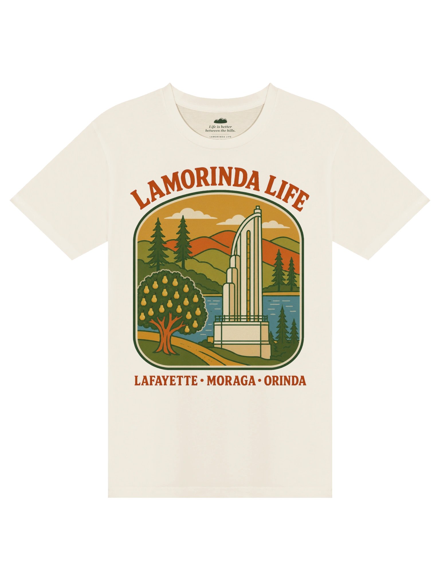 Lamorinda Life Three Towns Graphic T-Shirt product image (1)