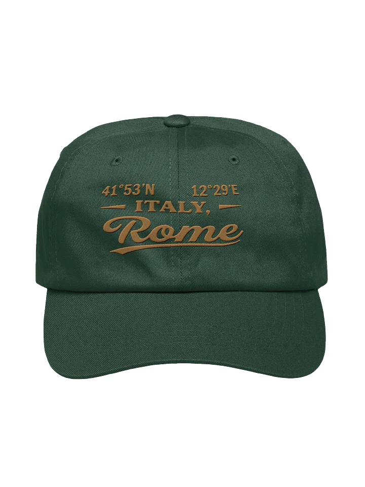 Rome Italy Coordinates Dad Hat – Travel Cap product image (1)