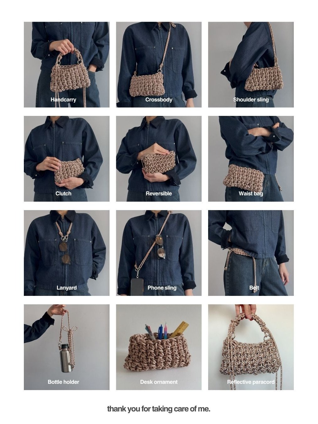 EMAN | The Easy Slouch Bag in Sand product image (9)