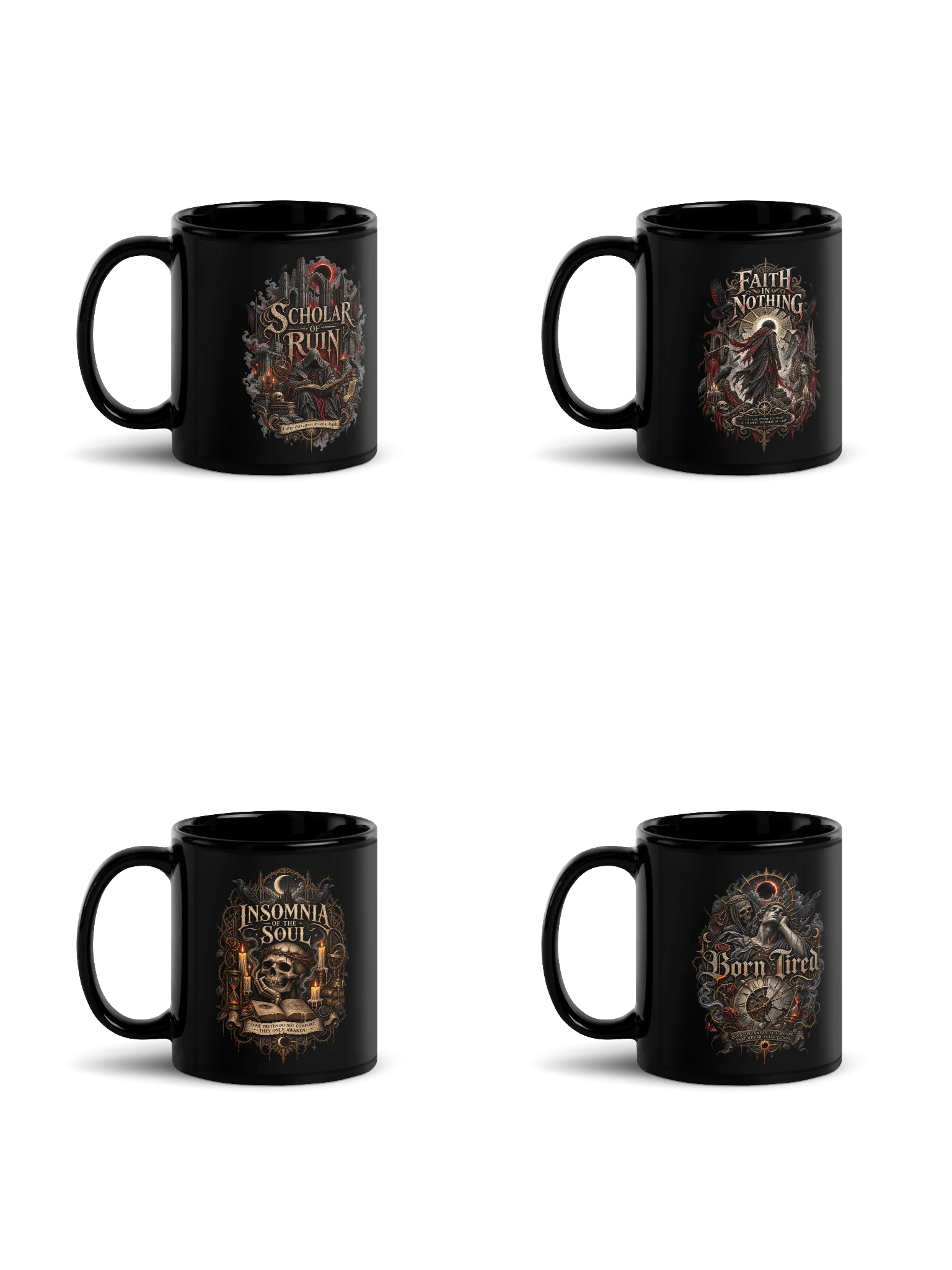 Cioran-Inspired Coffee Mug Collector Set product image (1)