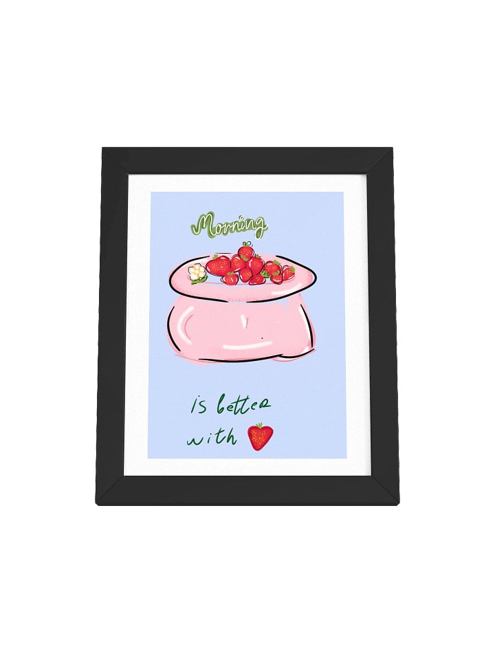 Clean Slate Morning Framed Art Print product image (2)