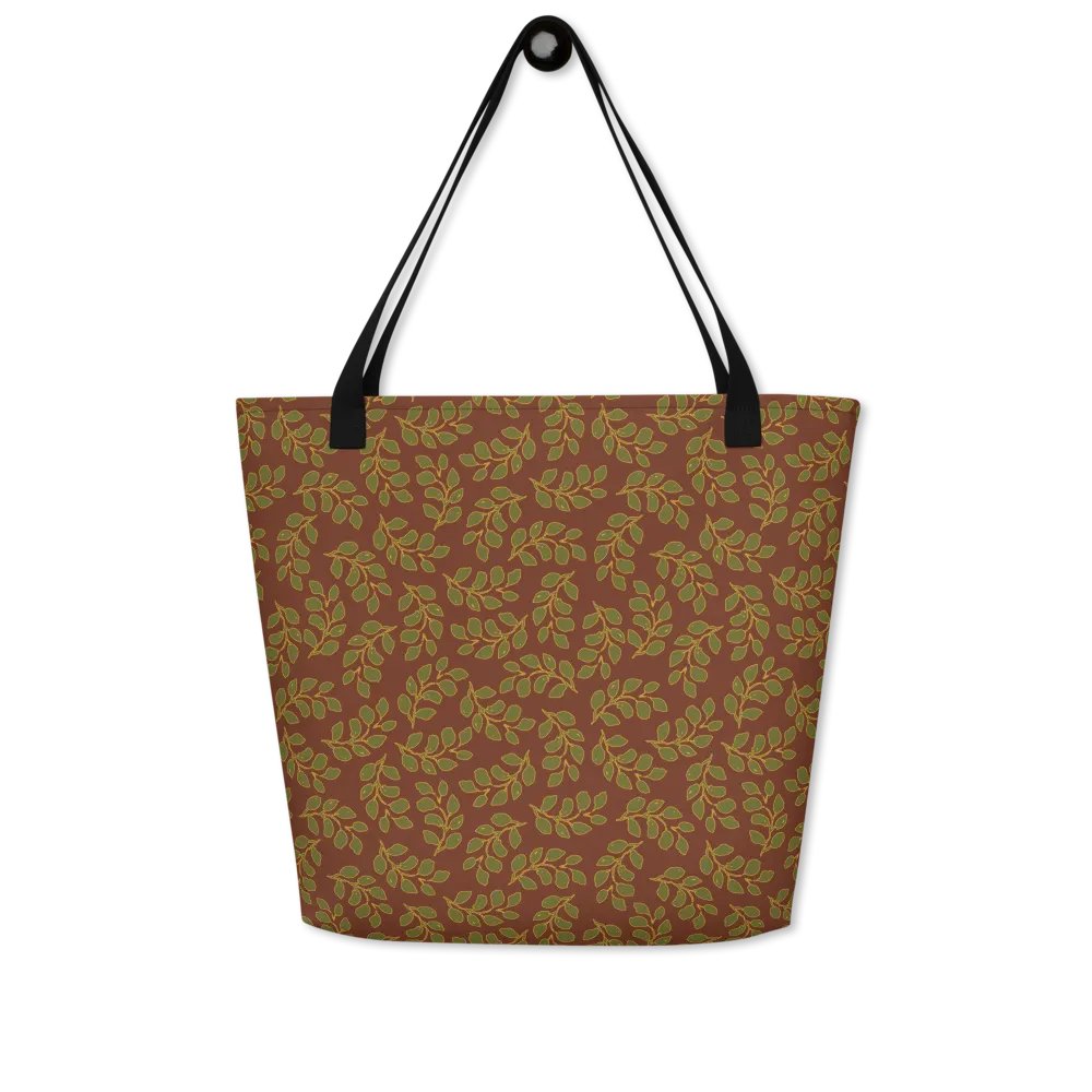 “Scattered Leaves Adrift” Large Tote Bag product image (1)