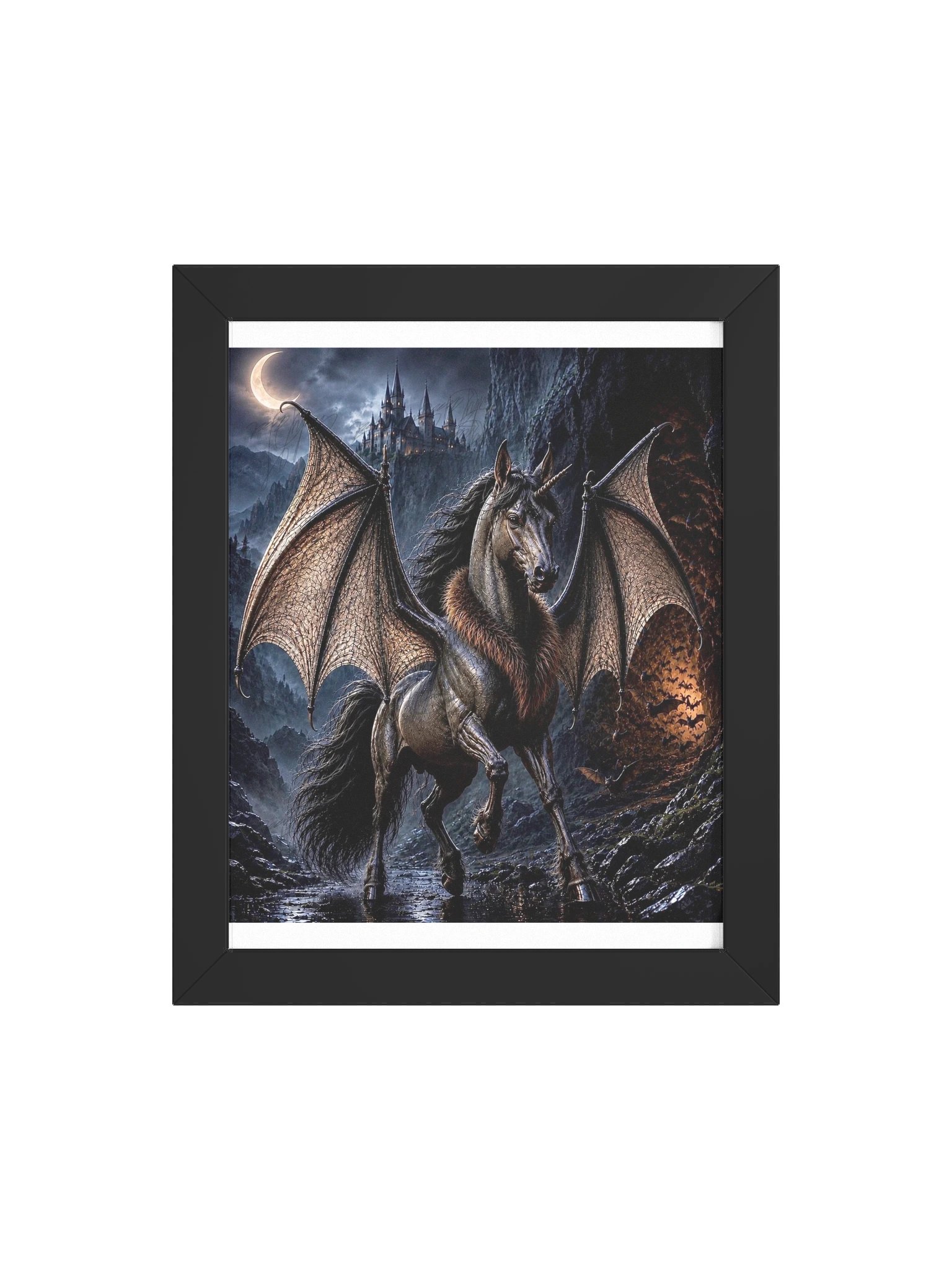 Halloween Unicorn Framed Poster I product image (106)
