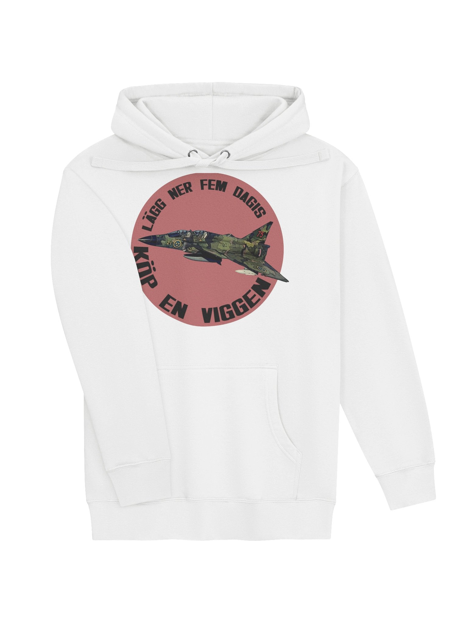 Lägg ner fem dagis - köp en Viggen (Hoodie) product image (3)