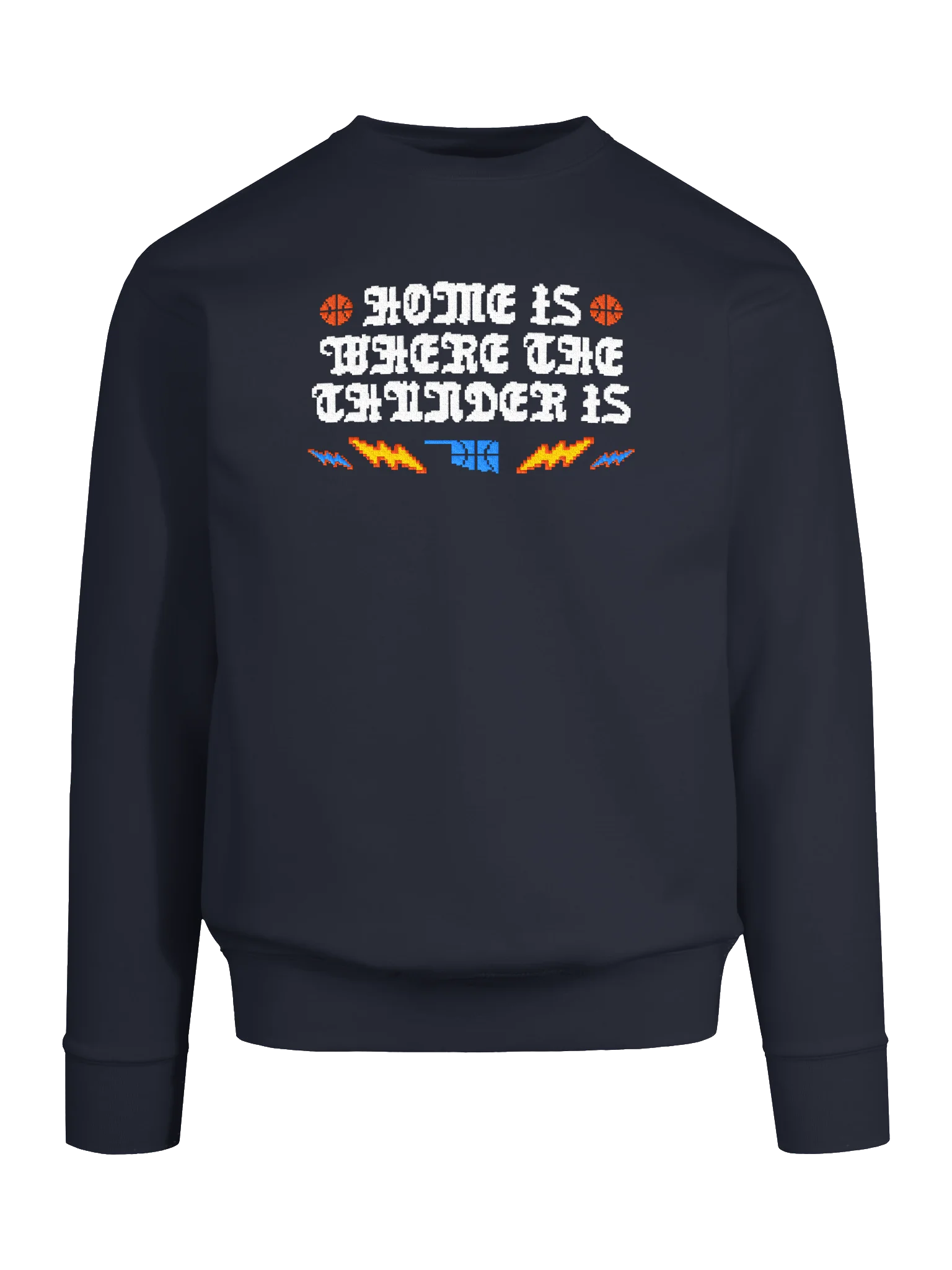 Home Is Where the Thunder Is Embroidered Sweater product image (8)
