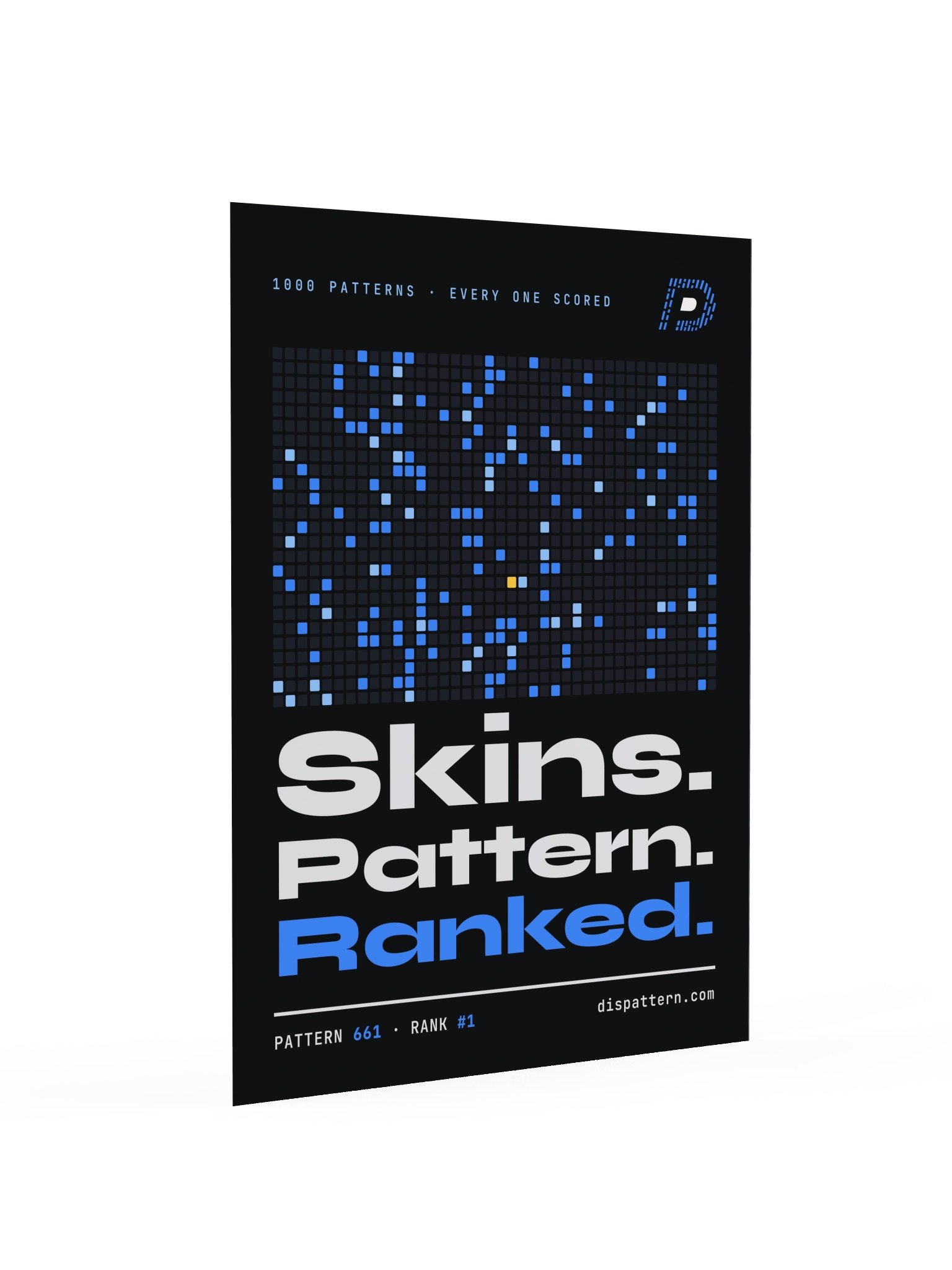 Skins. Pattern. Ranked. Poster 18x24 product image (2)