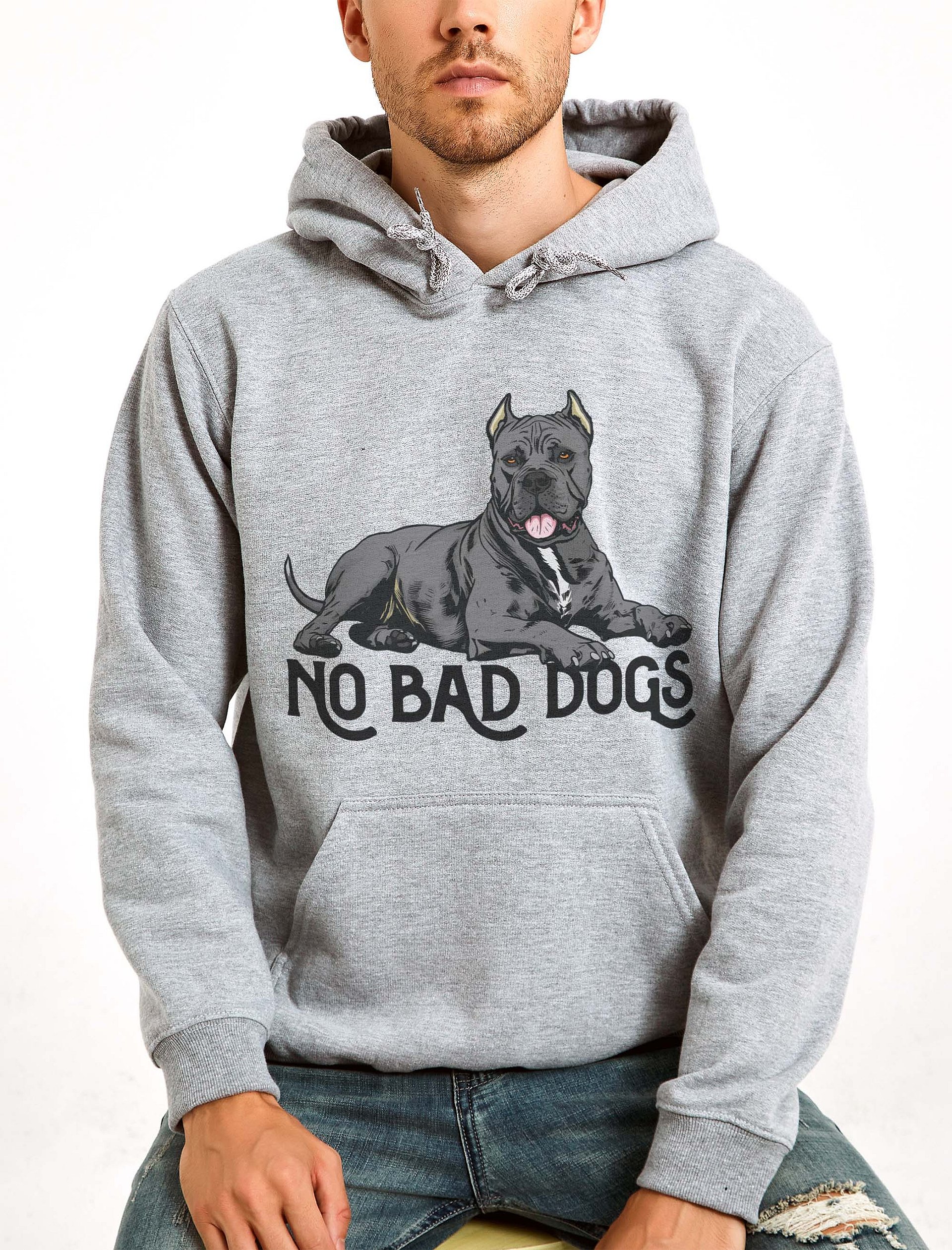 No Bad Dogs Hooded Sweatshirt of a Cane Corso | Funny Hoodie for Cane Corso Paw-rents product image (2)